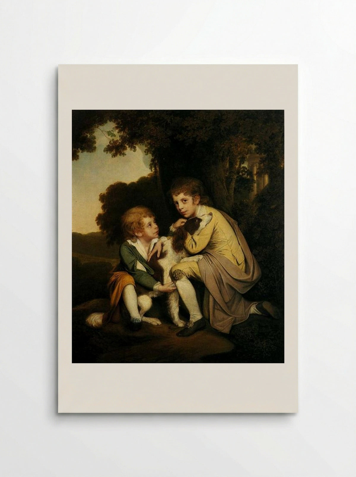 Thomas and Joseph Pickford as Children - Joseph Wright of Derby - Poster