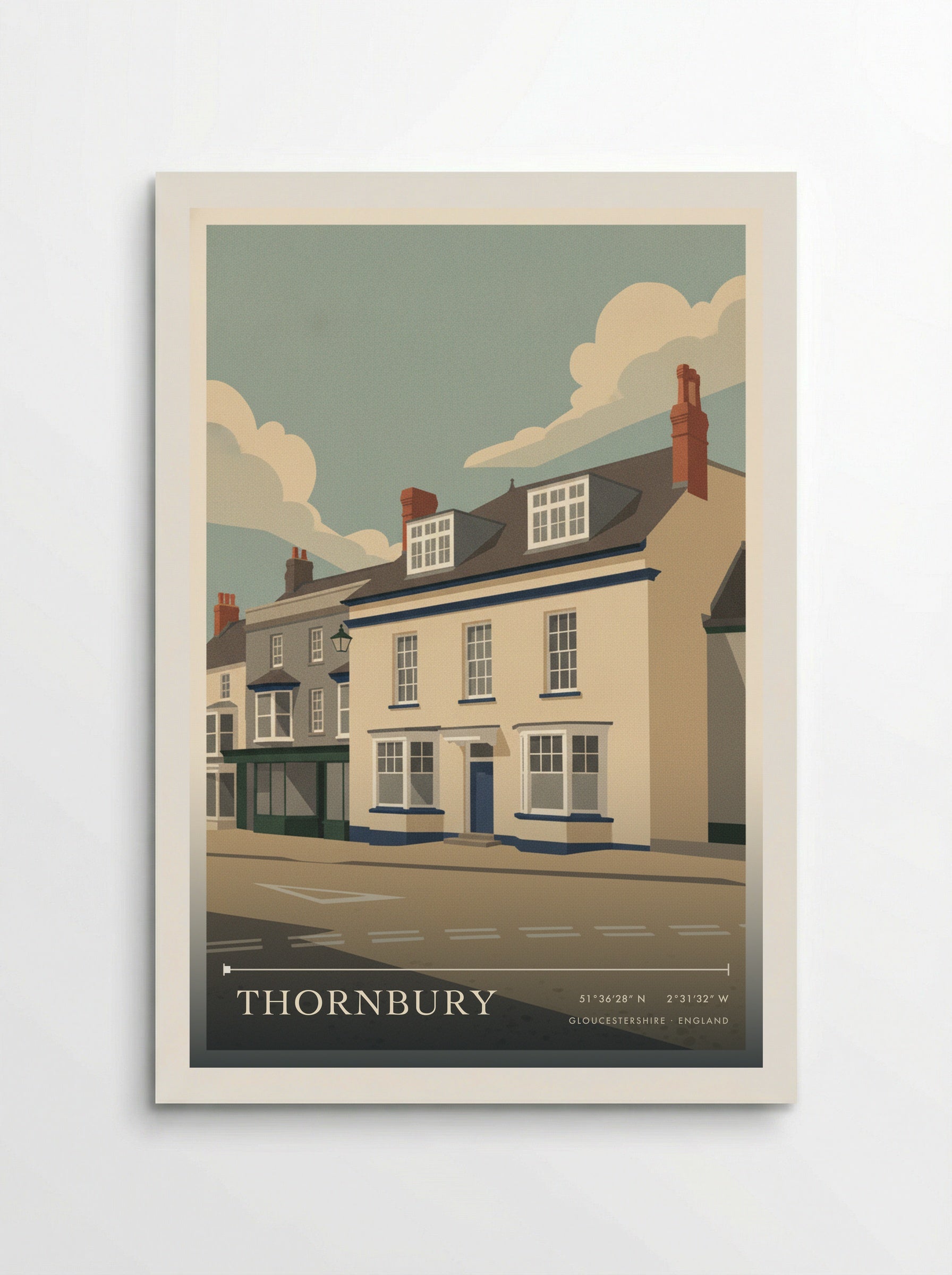 Thornbury Gloucestershire England Travel Poster - Poster