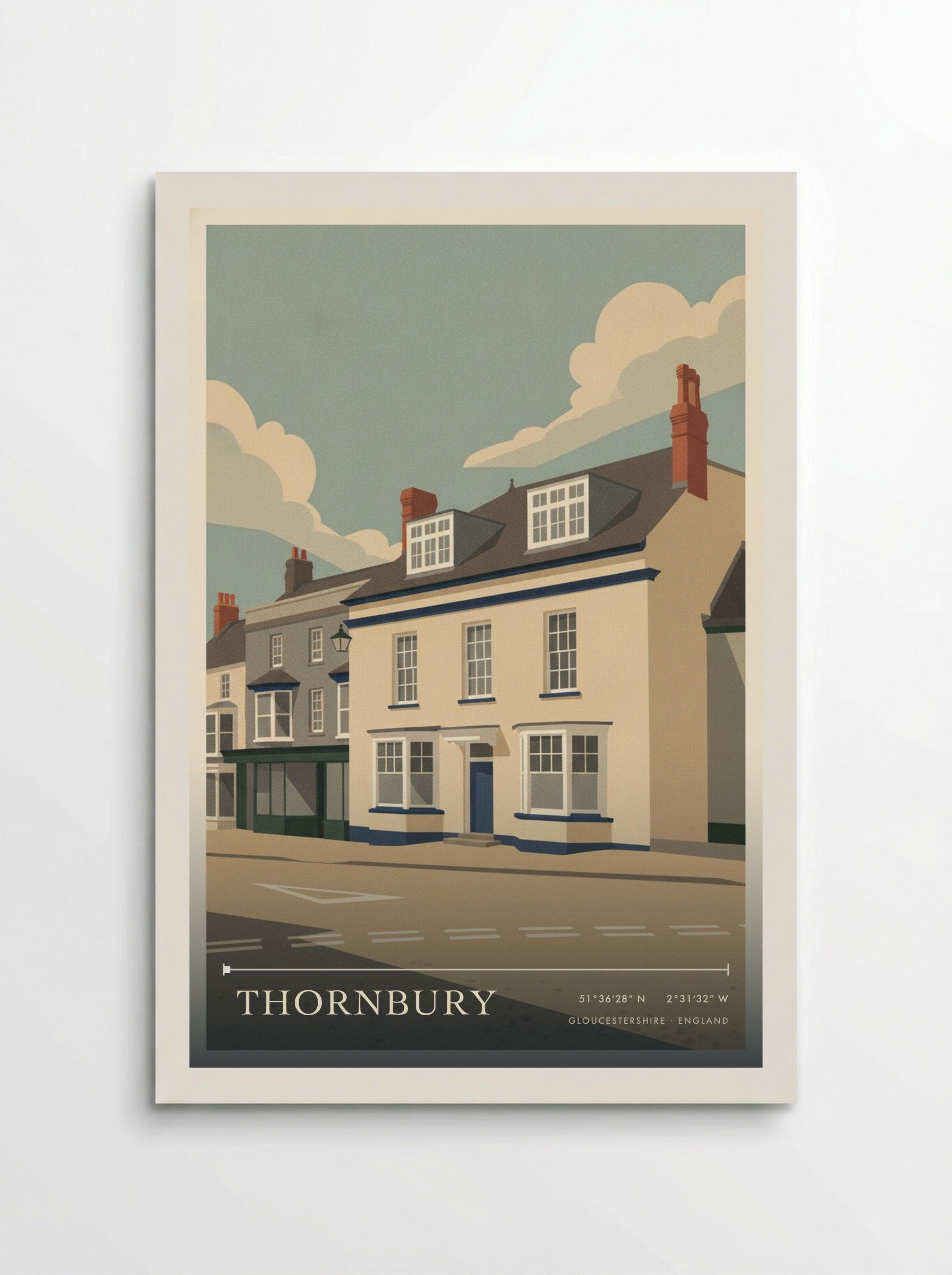 Thornbury Gloucestershire England Travel Poster - Poster