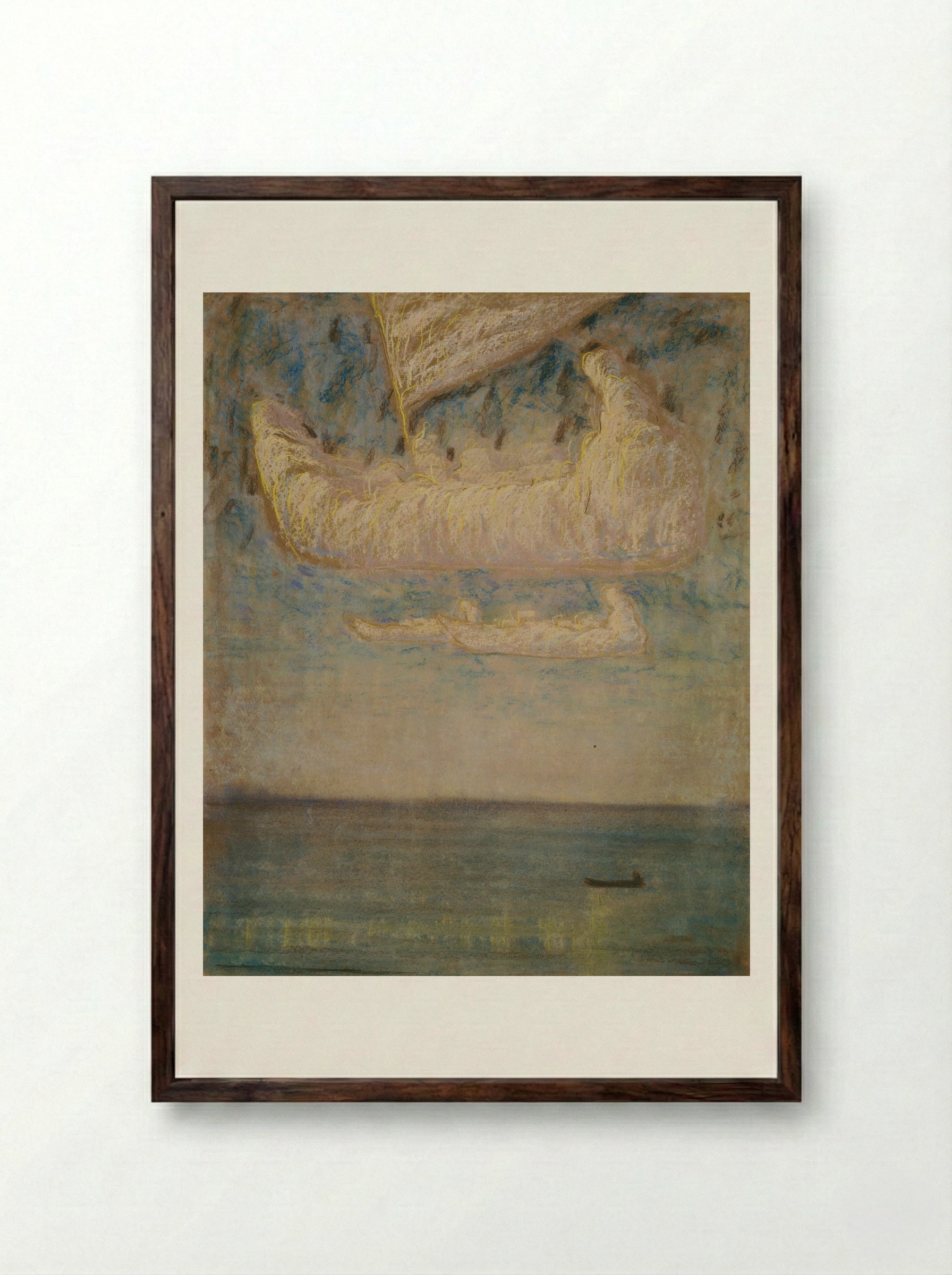 Thoughts - Mikalojus Konstantinas Čiurlionis - Framed Print Dark Wood