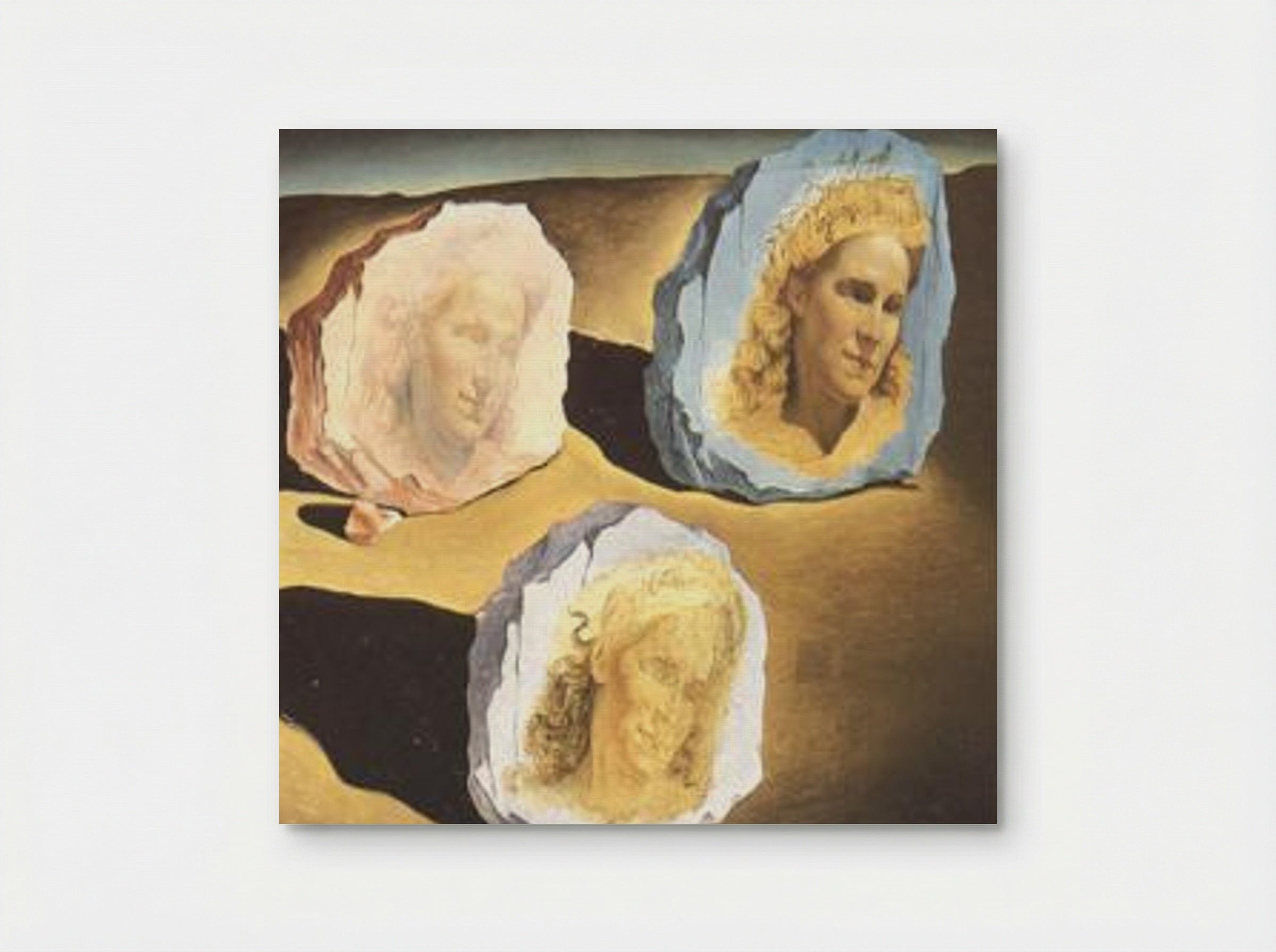 Three Apparitions of the Visage of Gala - Salvador Dalí - Poster