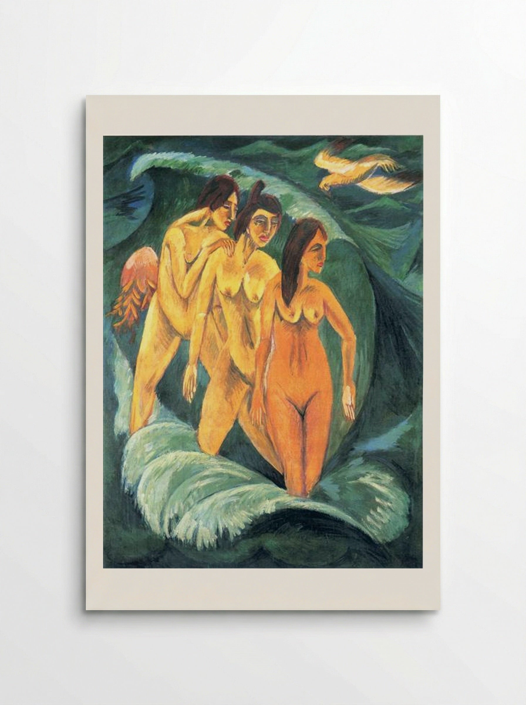 Three Bathers, Moritzburg - Ernst Ludwig Kirchner - Poster