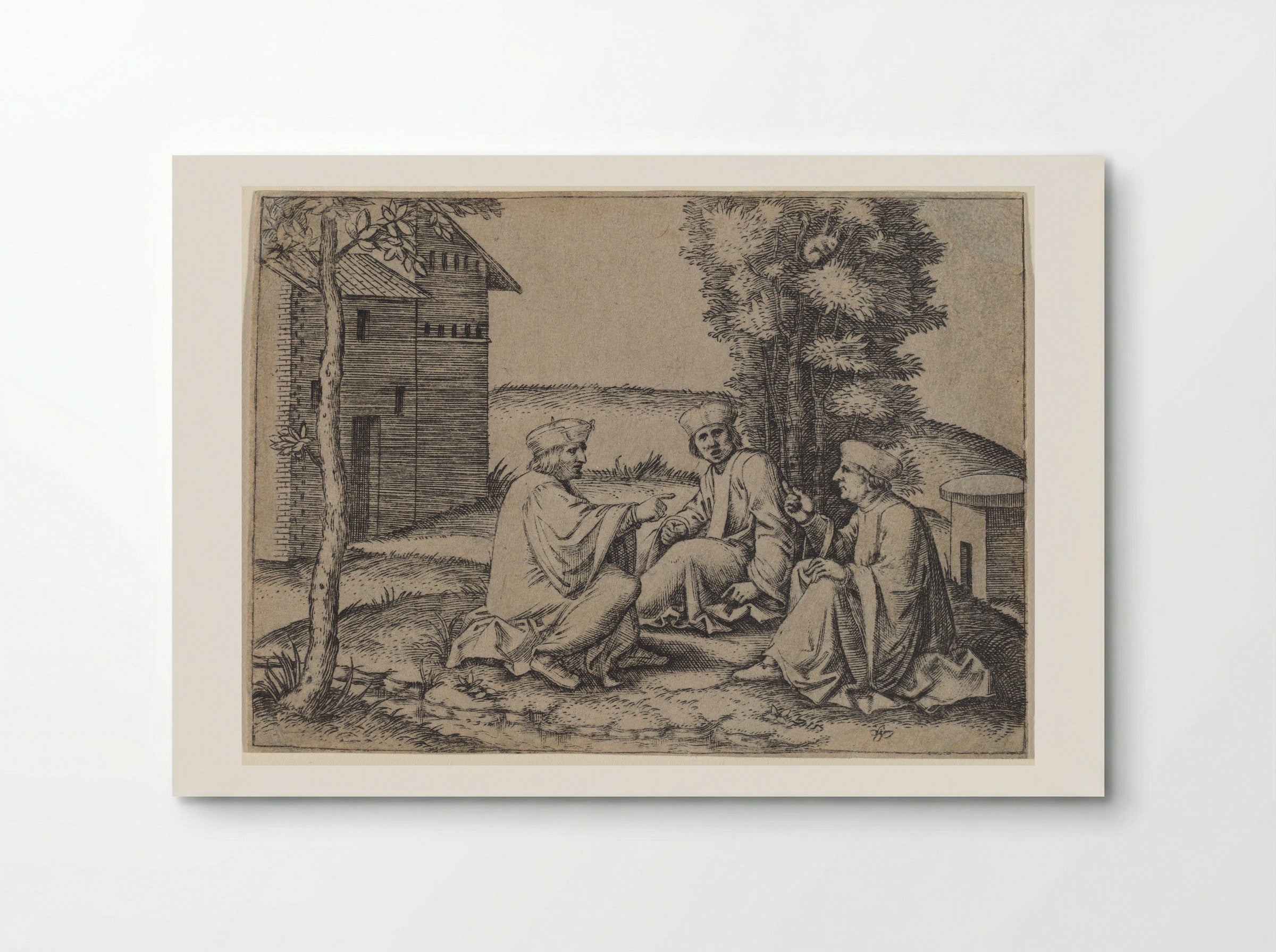 Three Doctors - Marcantonio Raimondi - Poster