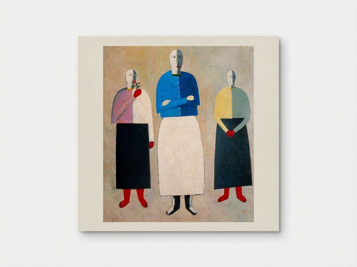 Three Girls - Kazimir Malevich - Poster