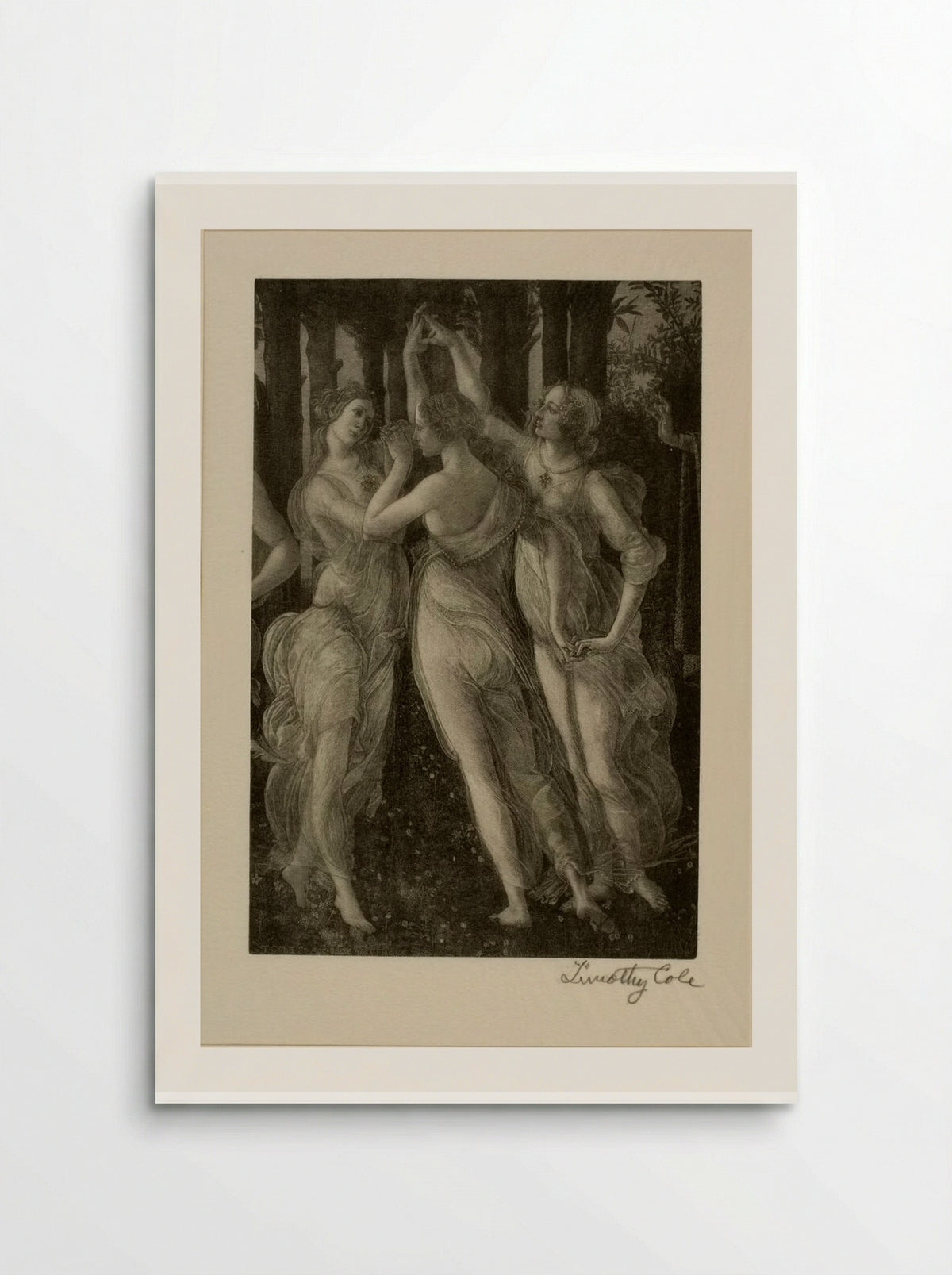 Three Graces (Detail from Allegory of the Seasons) - Timothy Cole - Poster