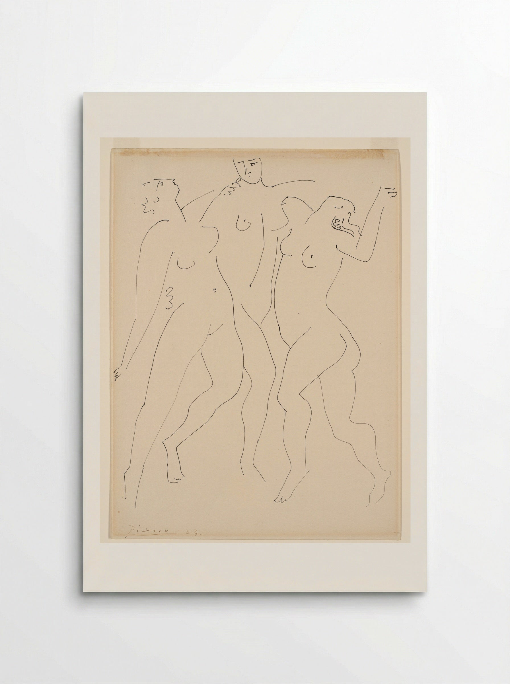 Three Graces - Pablo Picasso - Poster