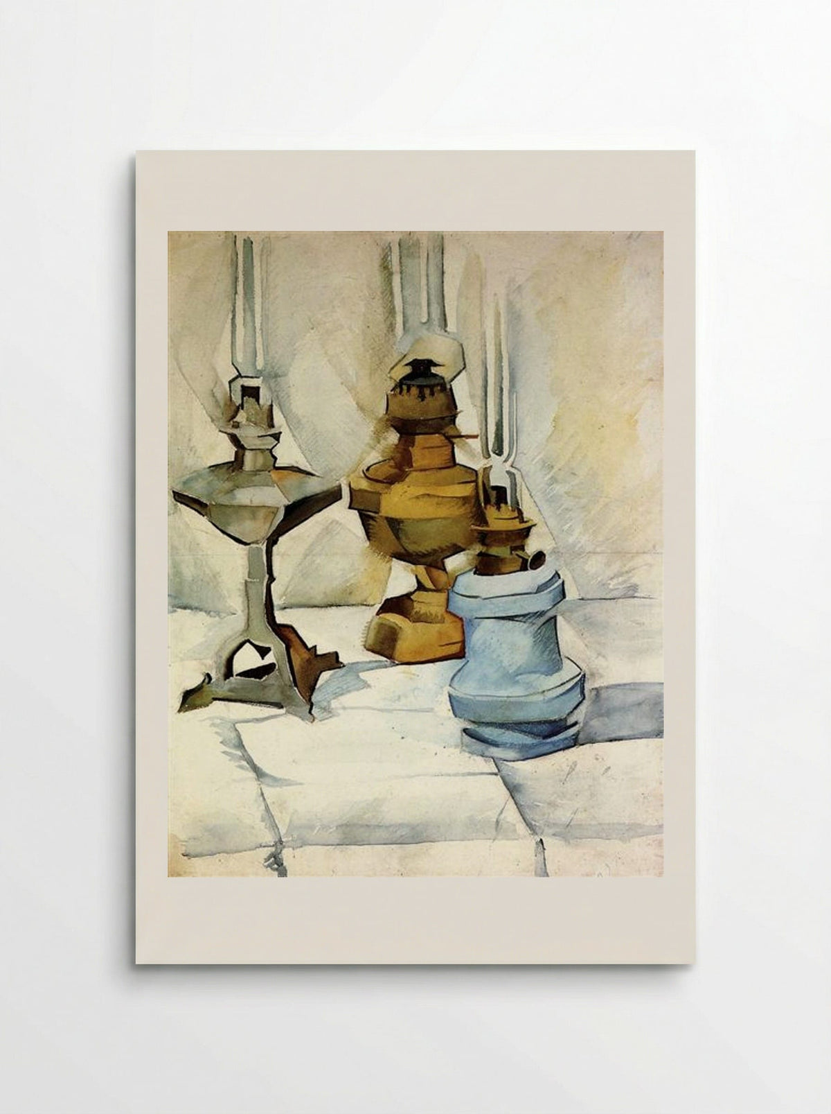 Three Lamps - Juan Gris - Poster