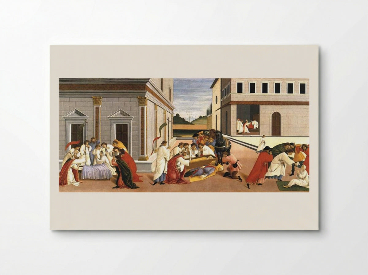 Three Miracles of St Zenobius - Sandro Botticelli - Poster
