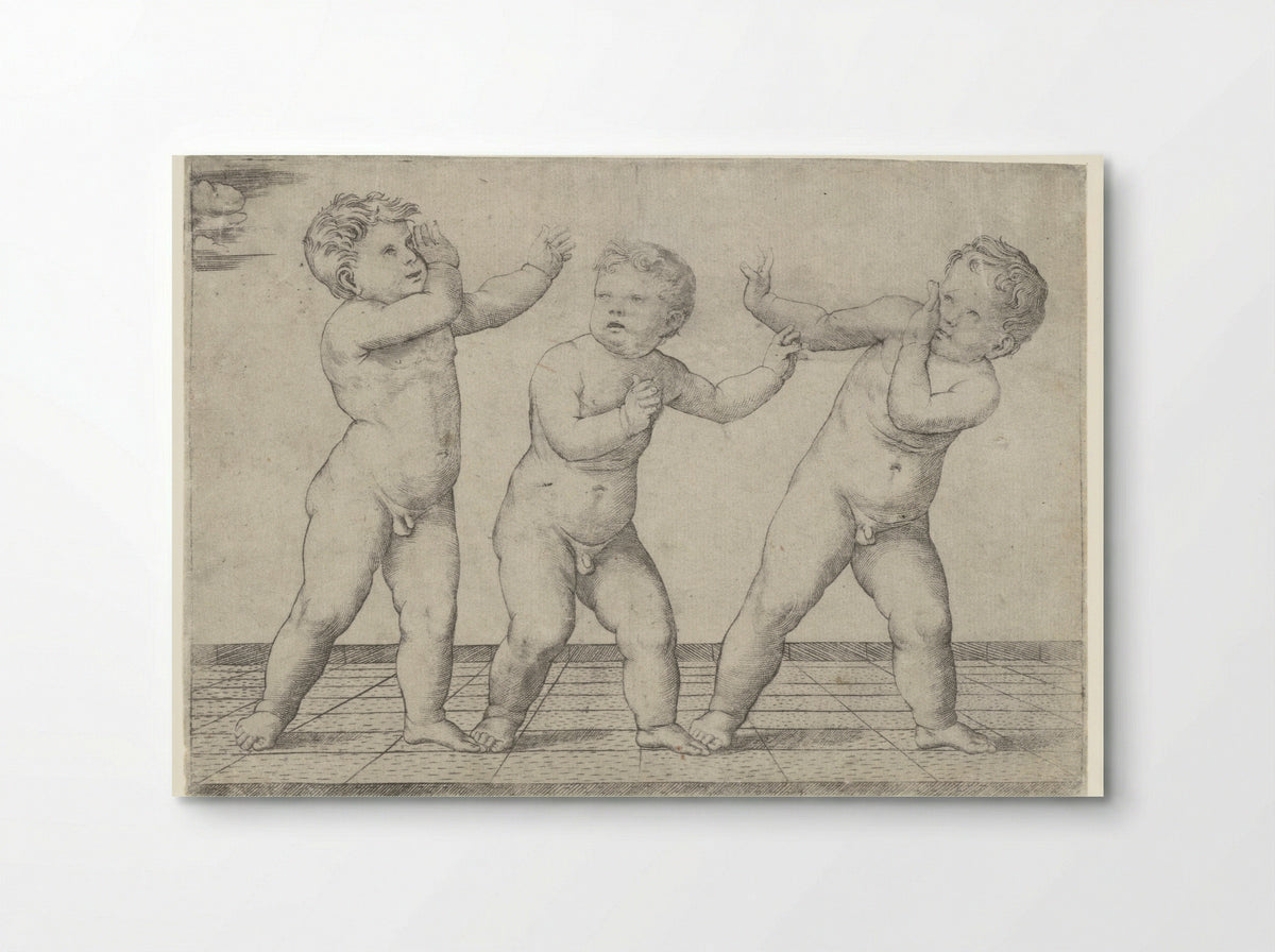 Three Naked Boys - Giacomo Francia - Poster