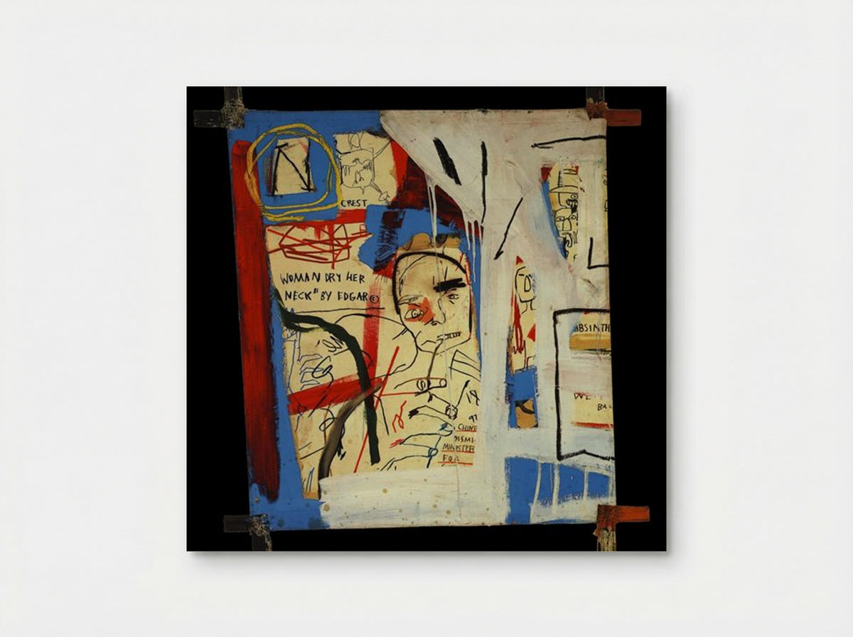 Three Quarters of Olympia Minus the Servant - Jean-Michel Basquiat - Poster