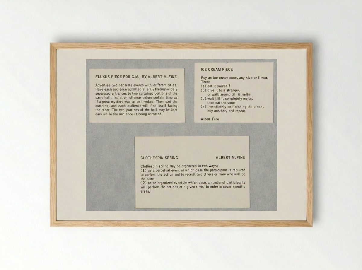 Three Scores - Albert M. Fine - Framed Print Wood