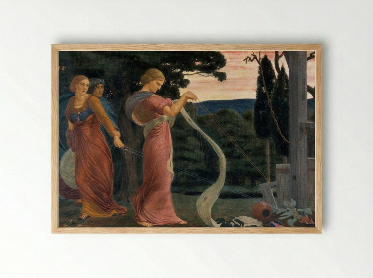 Three Women Plucking Mandrakes - Robert Bateman - Framed Print Wood