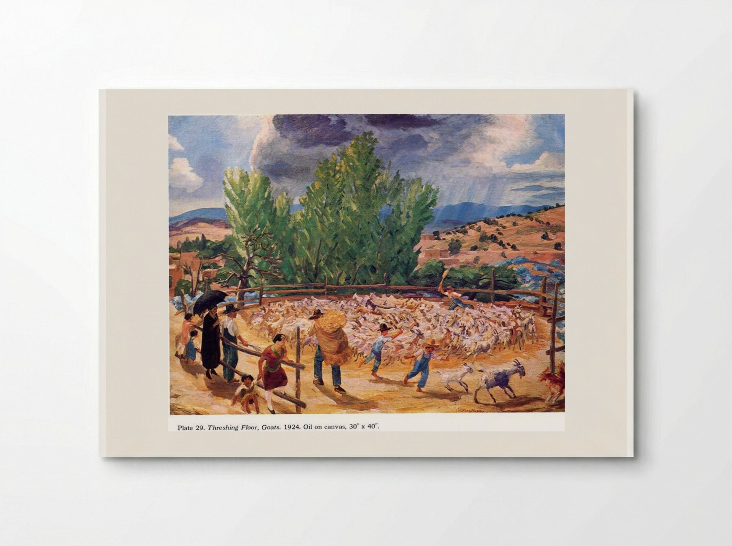 Threshing Floor, Santa Fe - John French Sloan - Poster