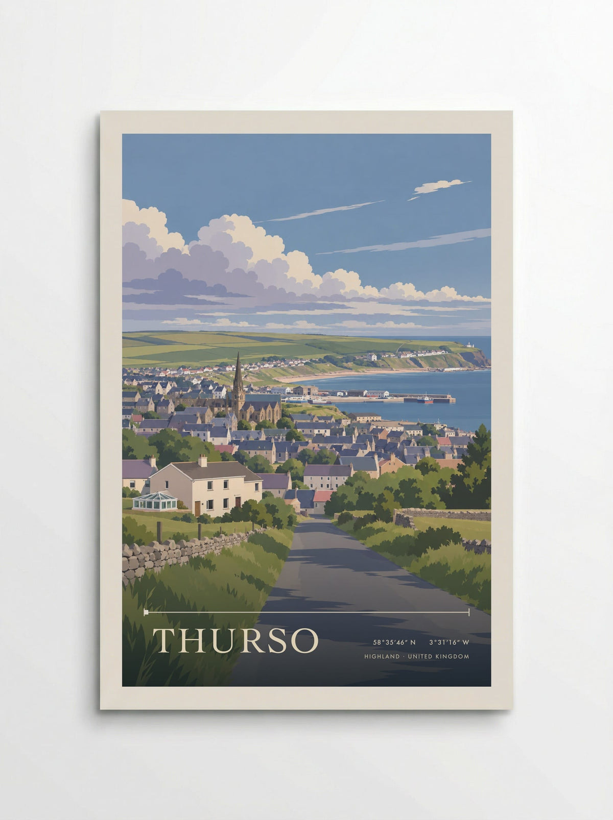 Thurso, Highland | Travel Poster - Poster