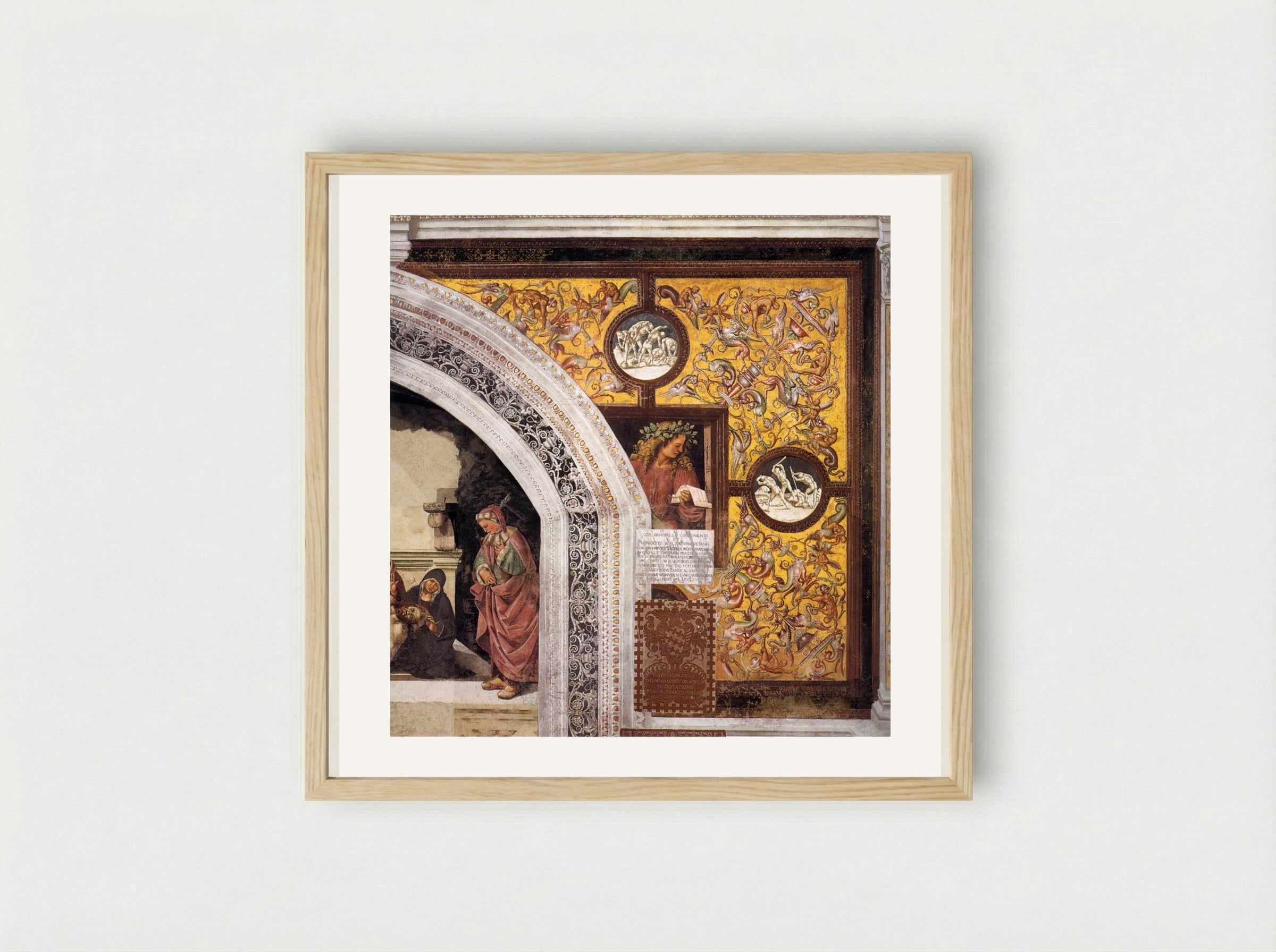Tibullus - Luca Signorelli - Framed Print Wood