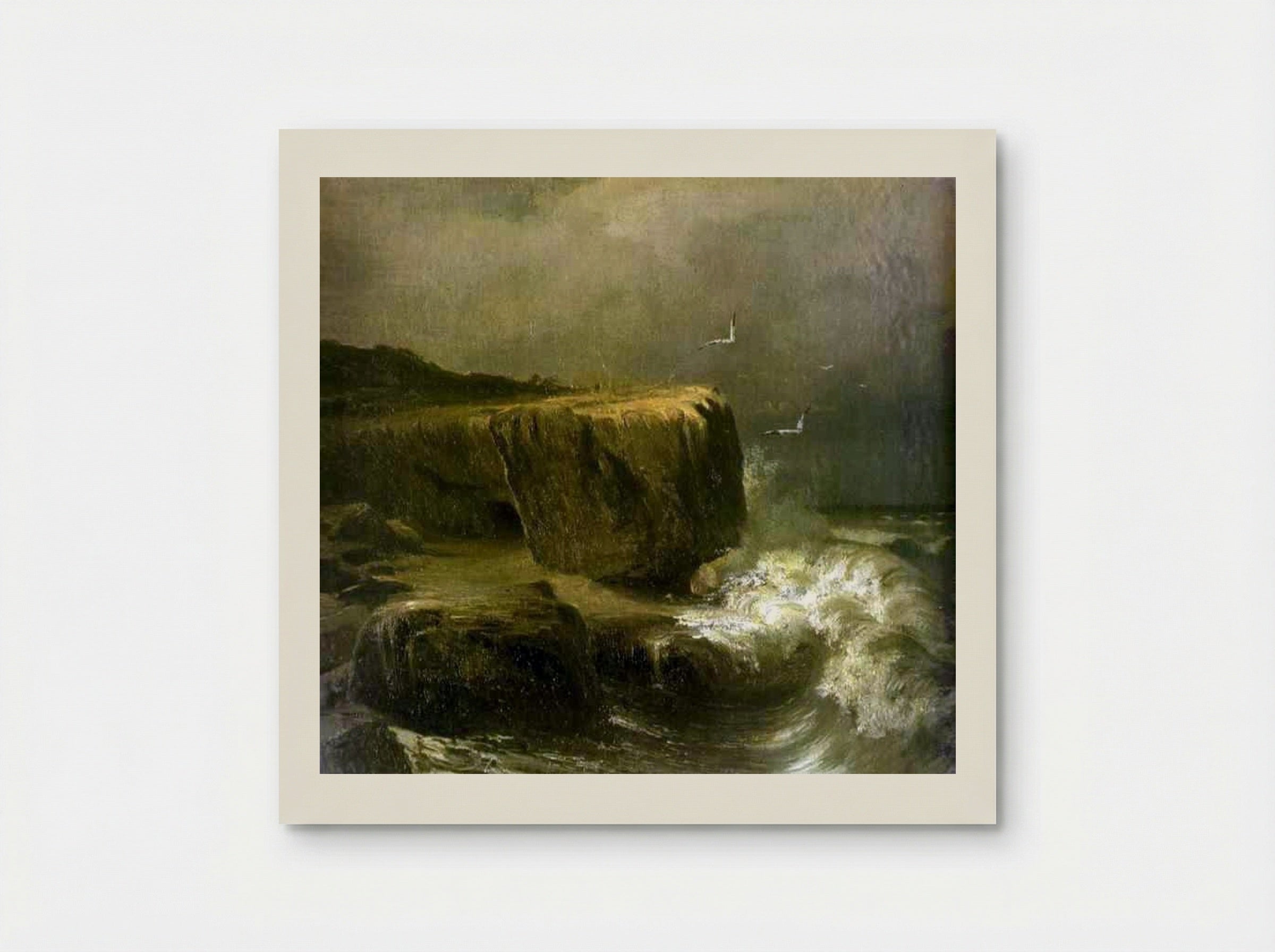 Tide near the Shore of the Crimea - Fyodor Vasilyev - Poster