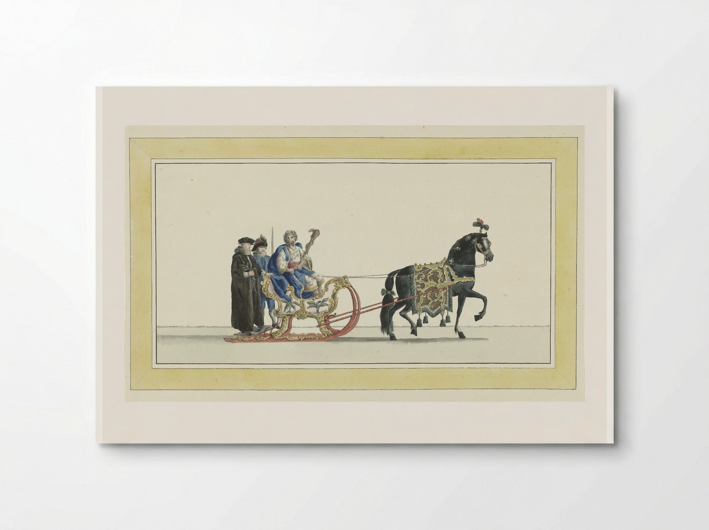 Tiende slede - Abraham Delfos - Poster
