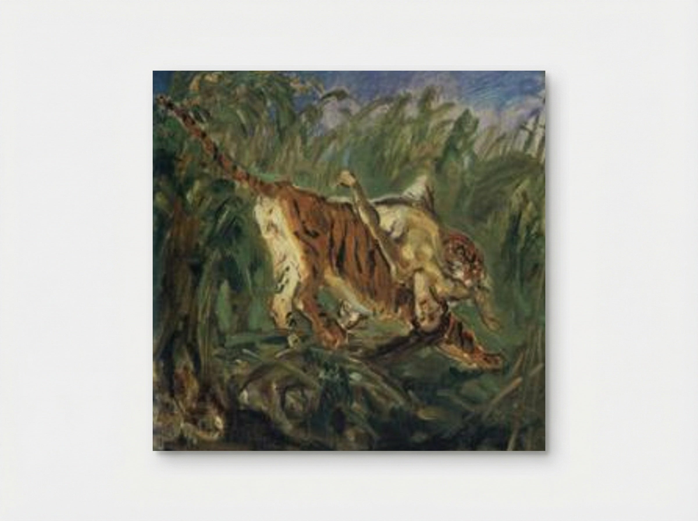 Tiger in the Jungle - Max Slevogt - Poster