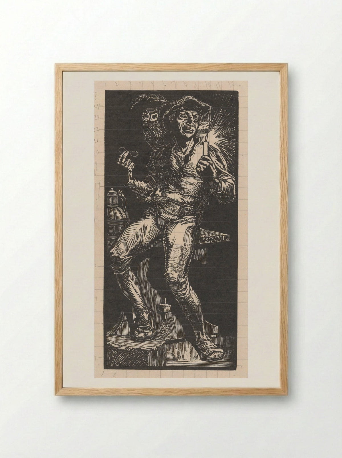 Tijl Uilenspiegel - Johannes Josephus Aarts - Framed Print Wood