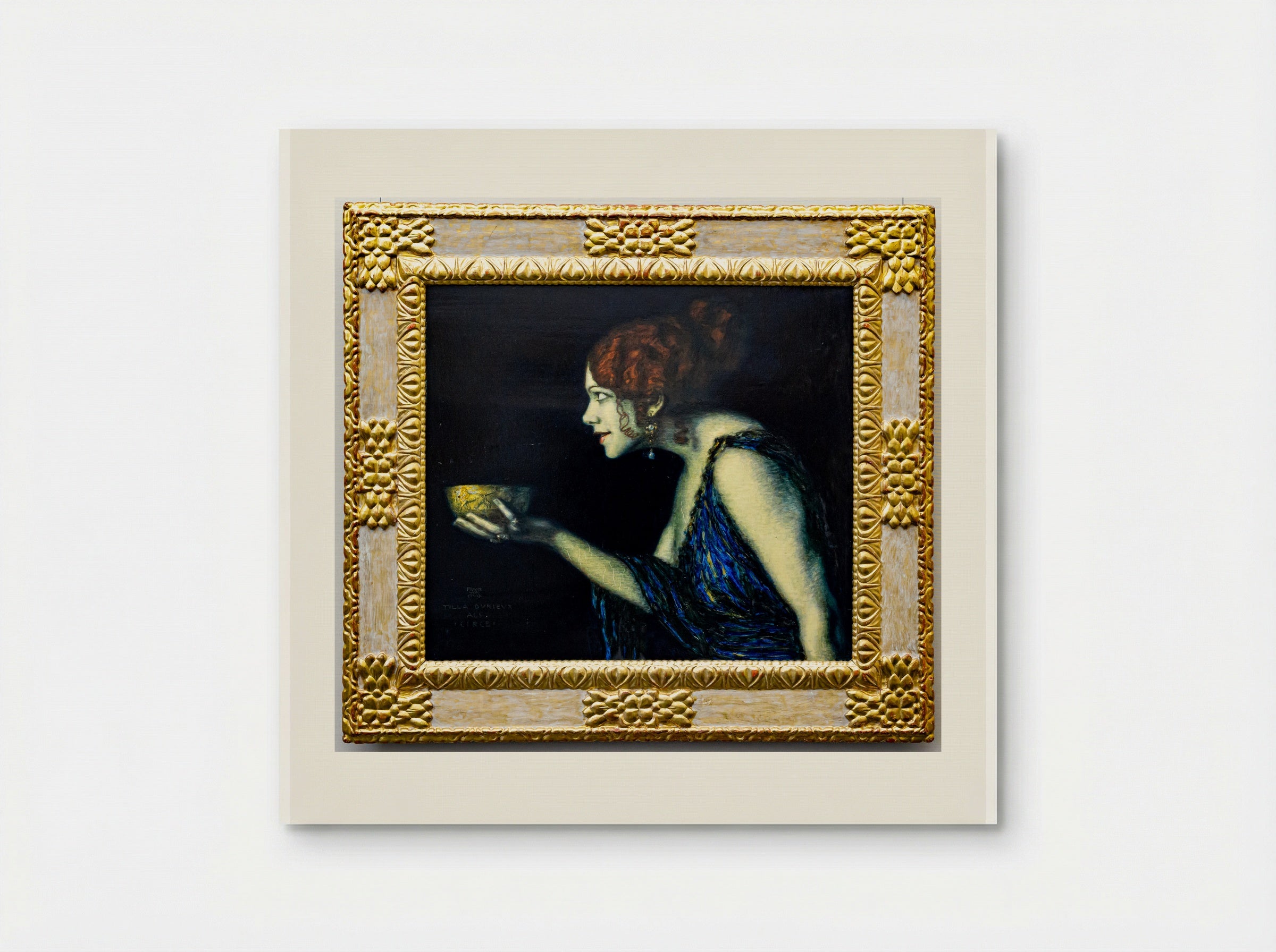 Tilla Durieux as Circe - Franz von Stuck - Poster