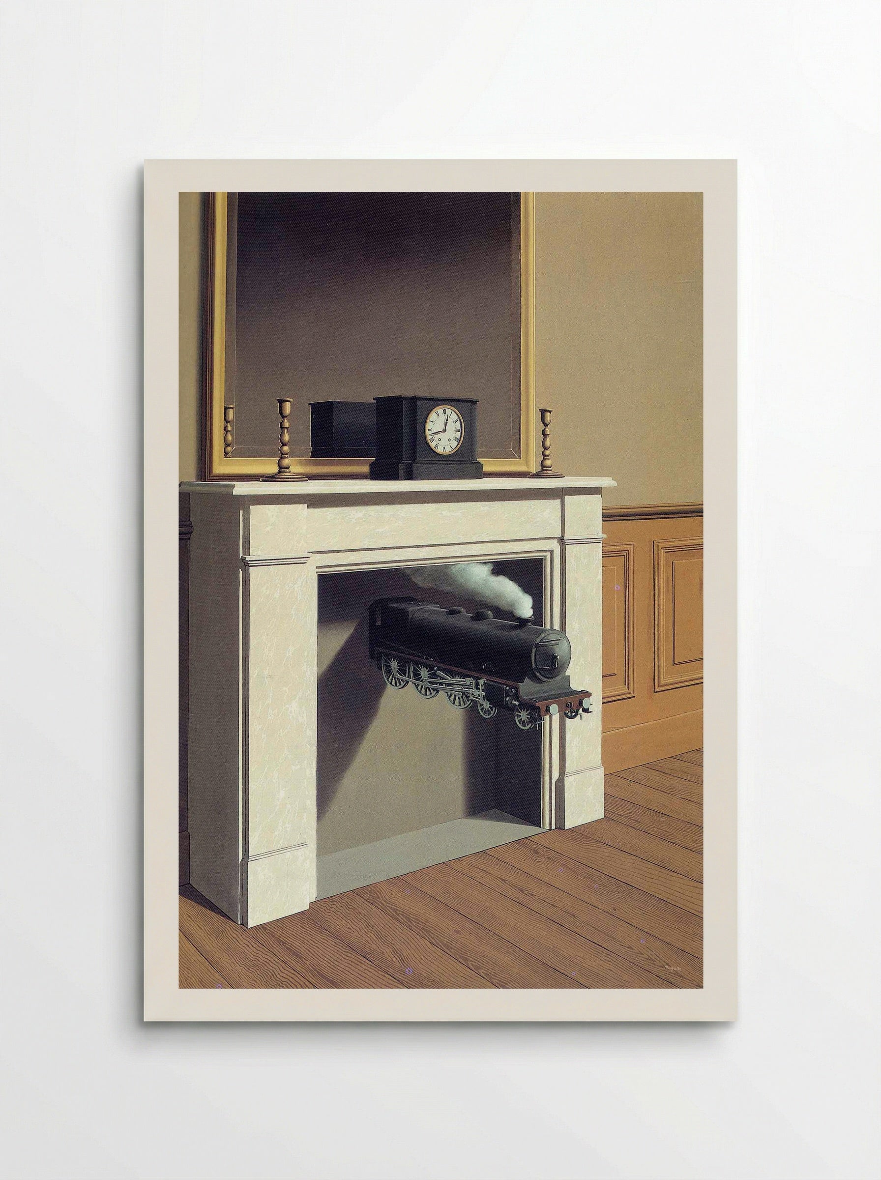 Time Transfixed - René Magritte - Poster