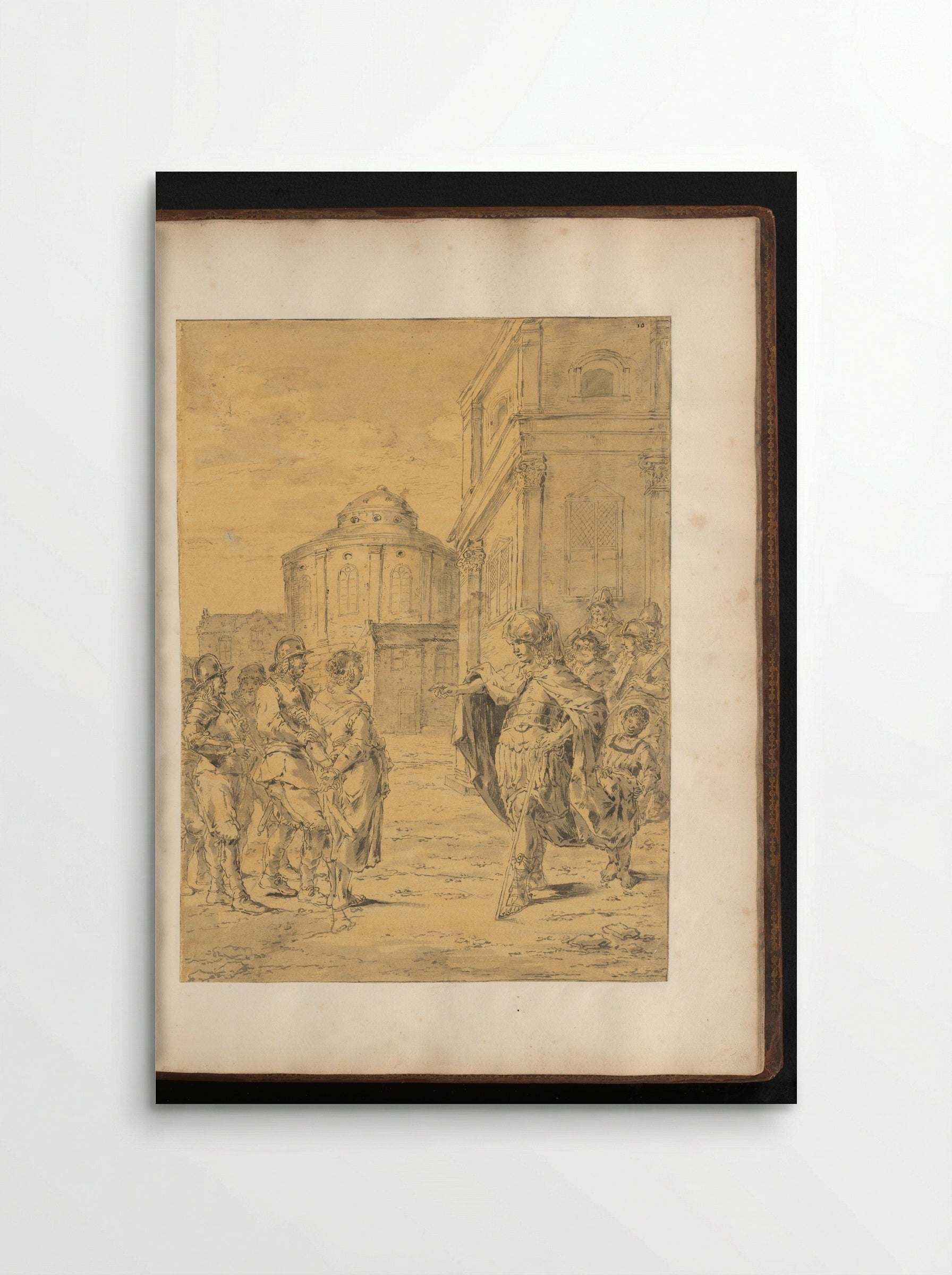 Timoclea Brought Before Alexander the Great - Leonaert Bramer - Poster