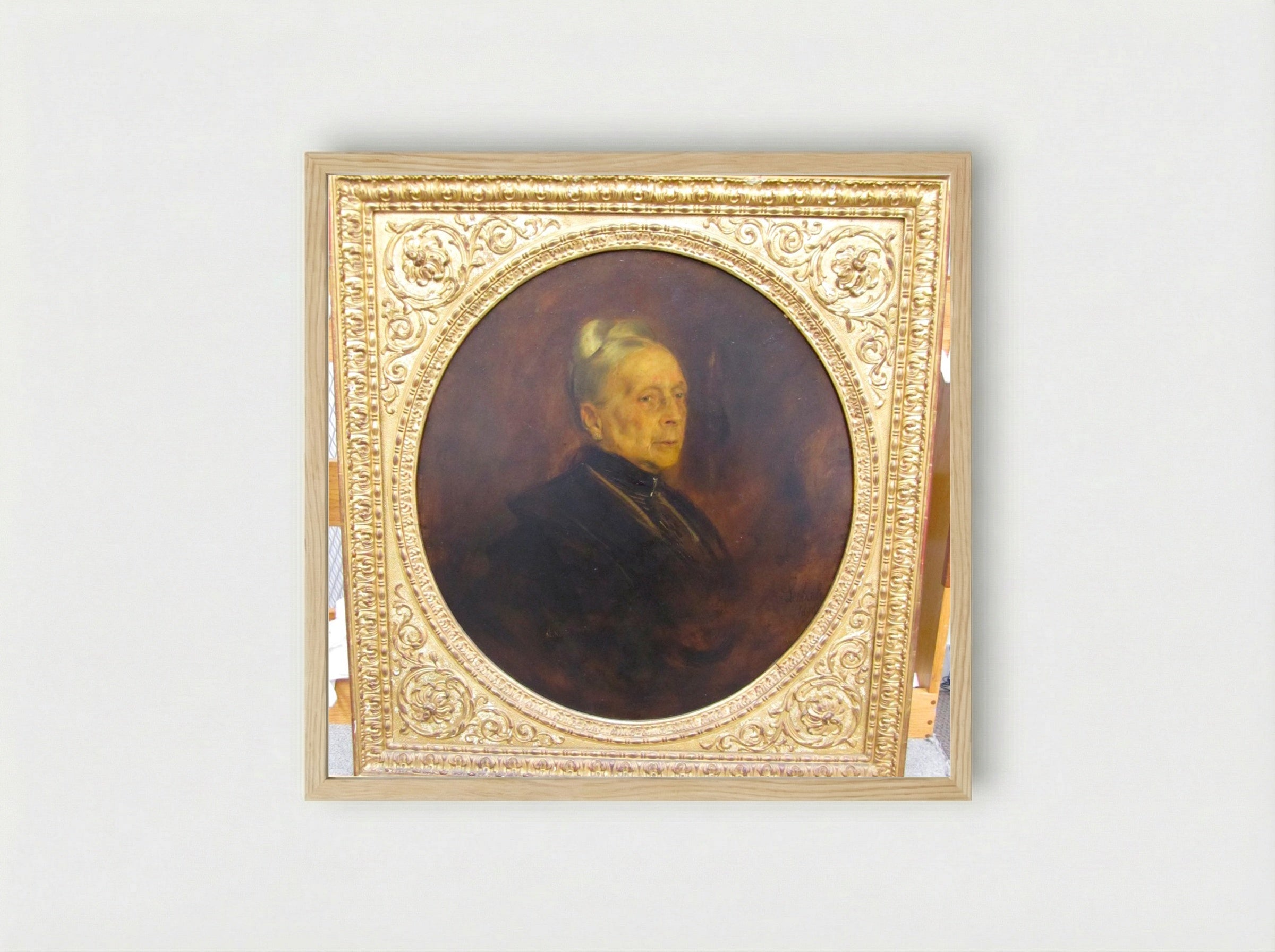 Tina Joest - Franz von Lenbach - Framed Print Wood