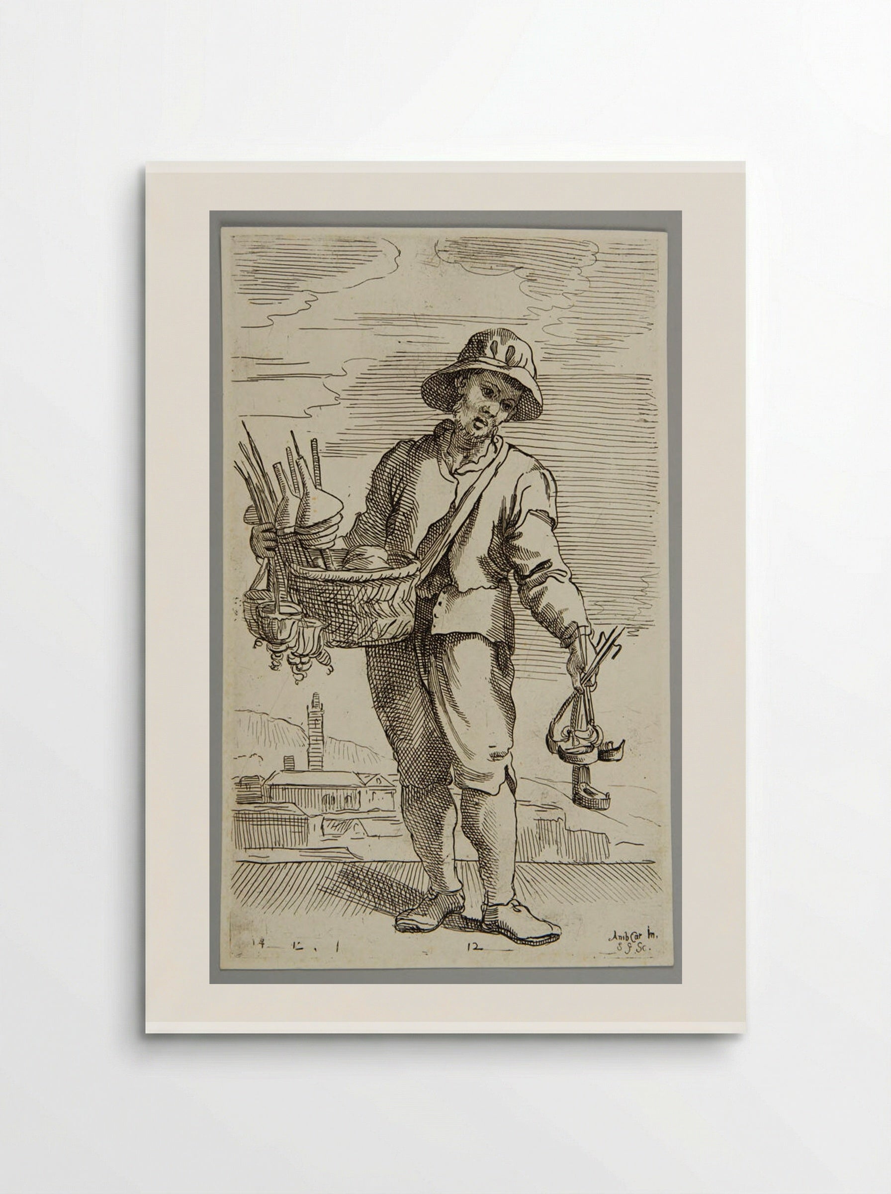 Tinsmith, plate 12 - Simon Guillain - Poster
