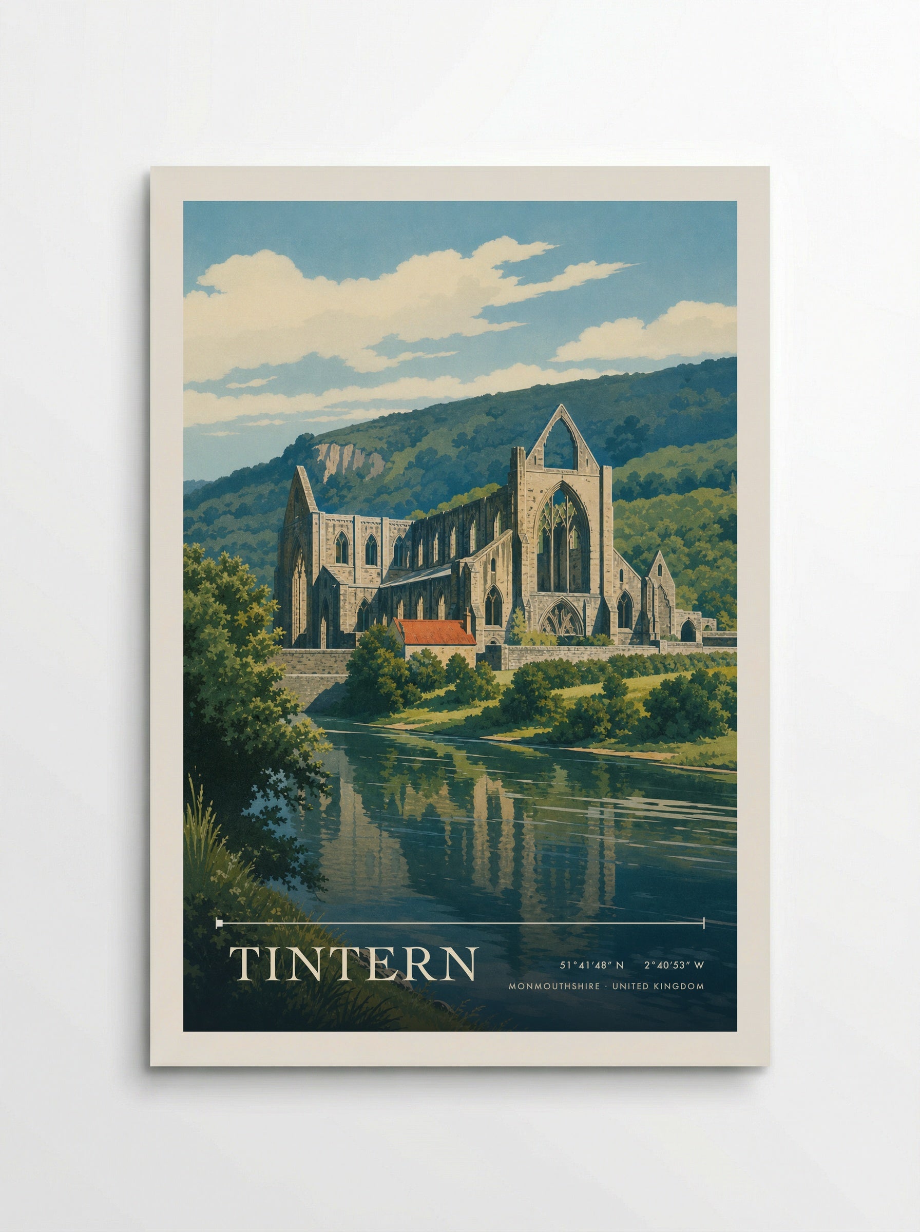 Tintern Monmouthshire United Kingdom Travel Poster - Poster