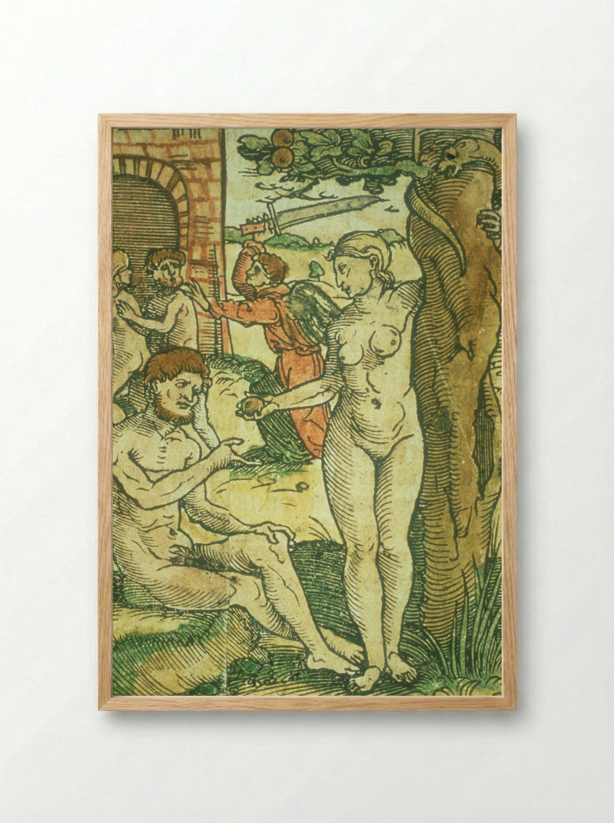 Titelblad Nieuwe Testament - Willem Vorsterman - Framed Print Wood