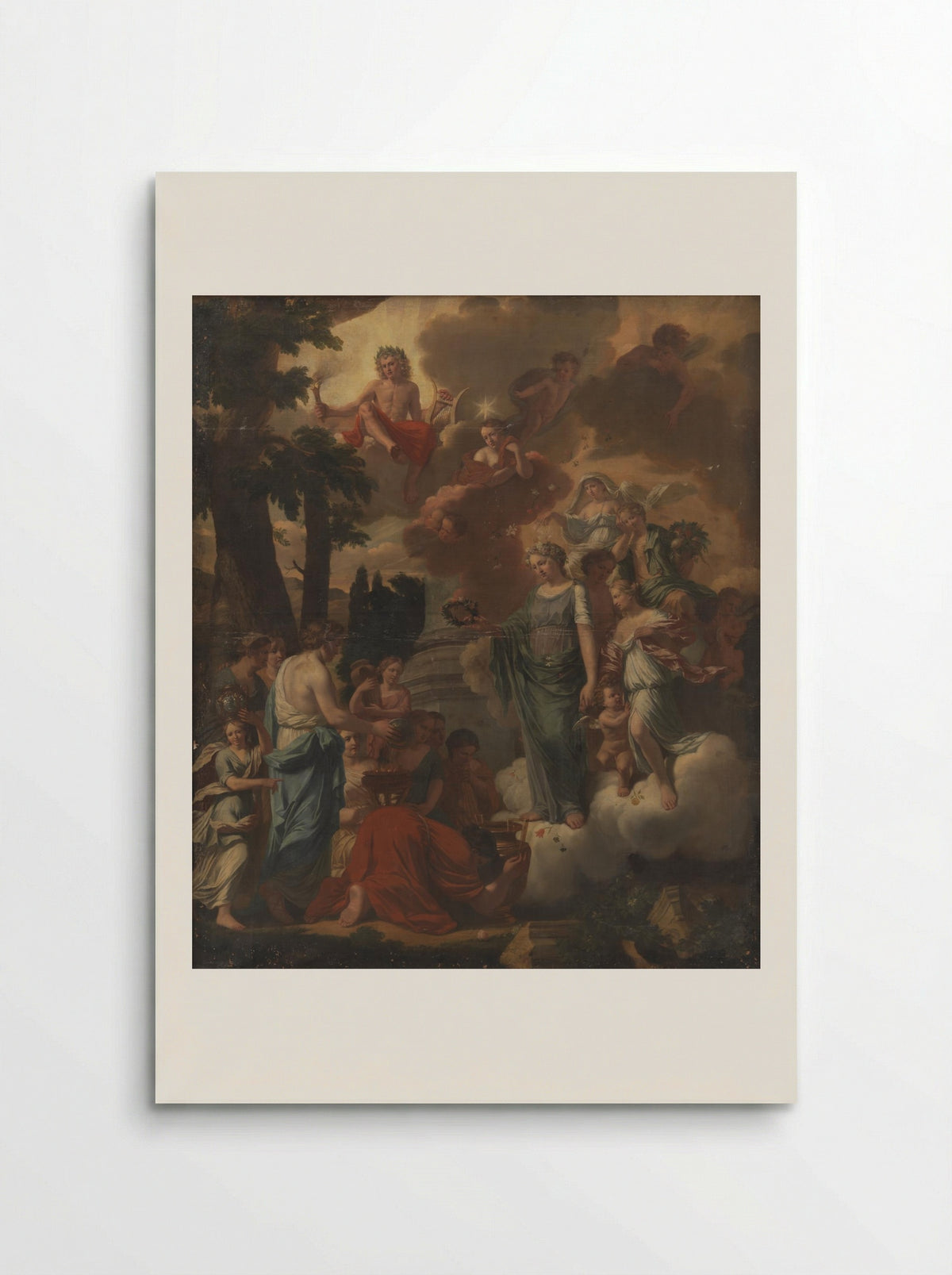 Title Page Design for Johannes Janssonius van Waesberge, Atlas Contractus - Zacharias Webber (II) - Poster