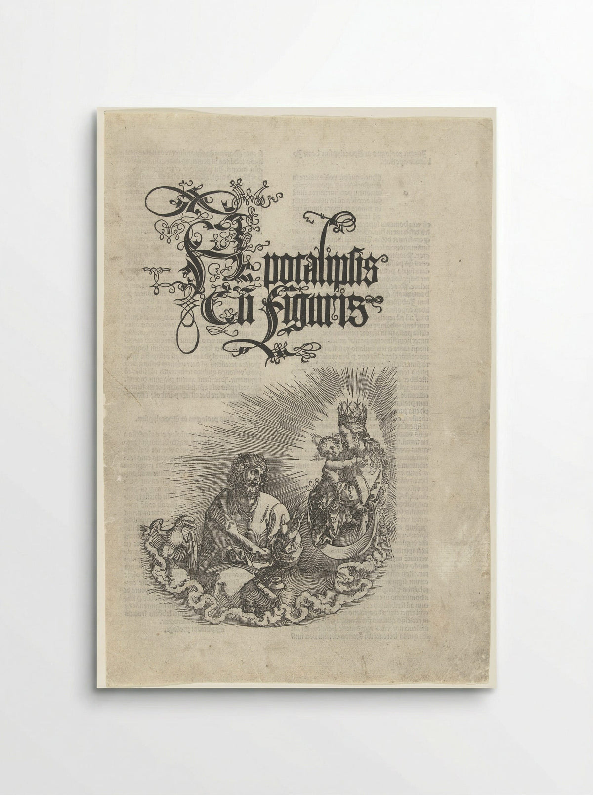 Title Page of the Apocalypse - Albrecht Dürer - Poster