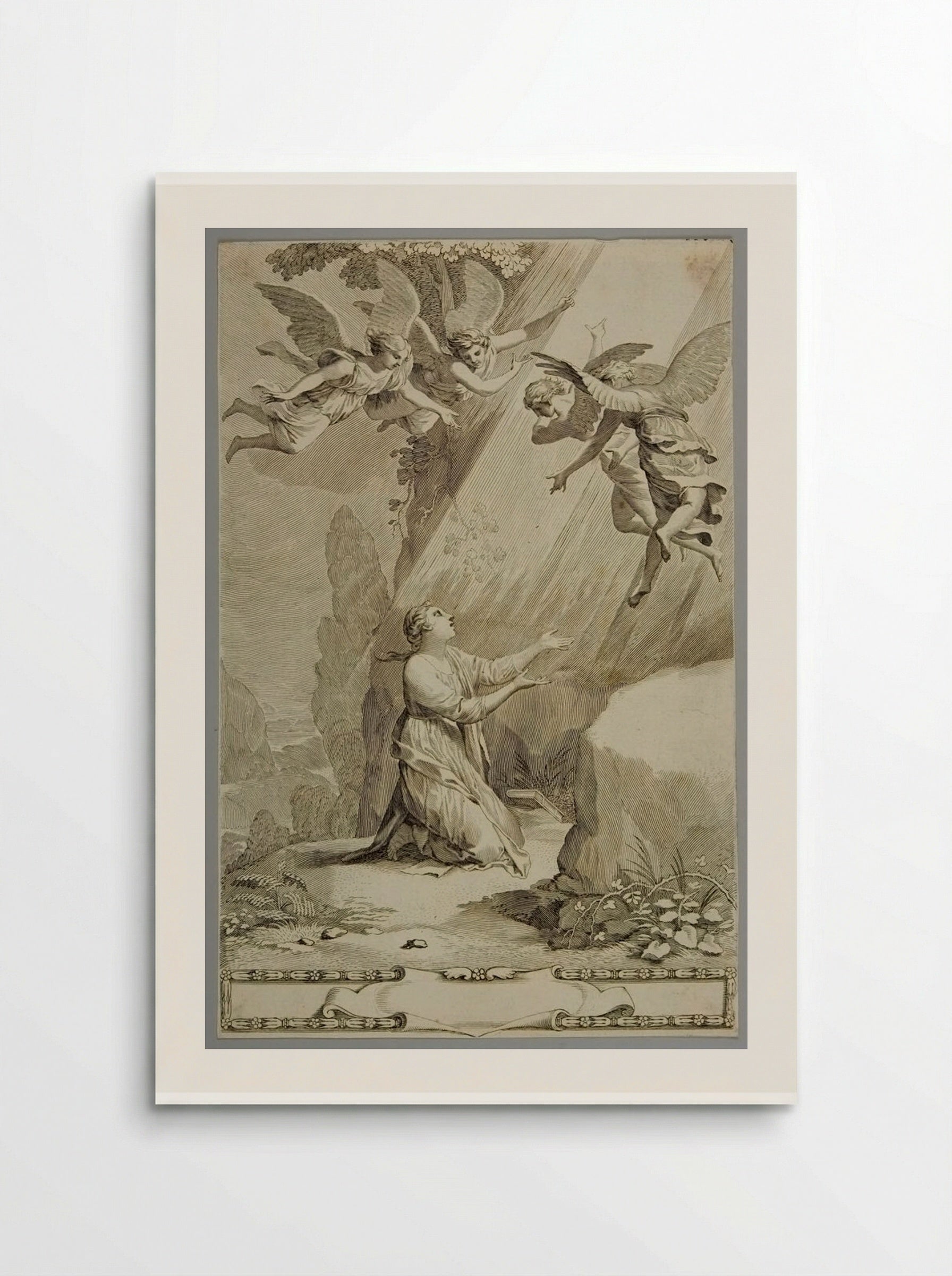 Title Page of the Introduction to the Devout Life - Claude Mellan - Poster