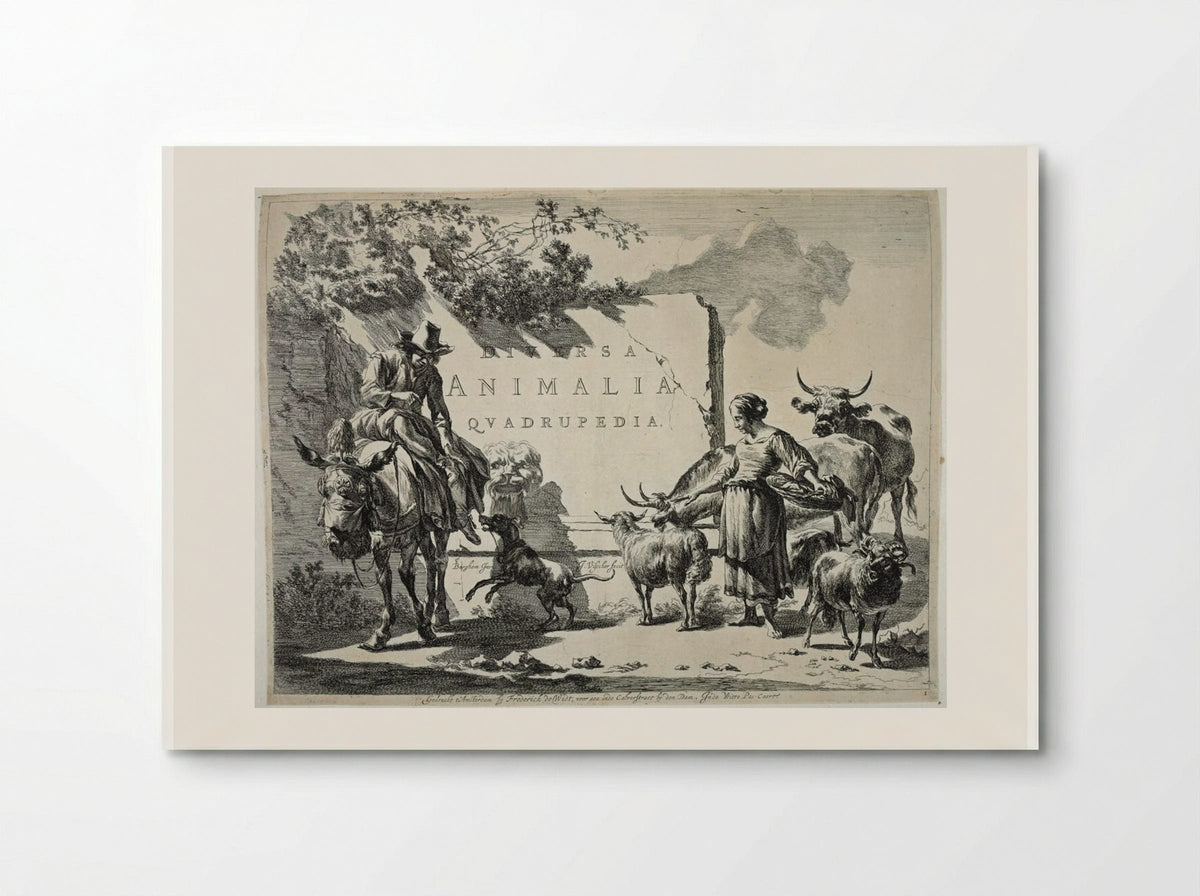 Title Page: A Fountain - Johannes Visscher - Poster