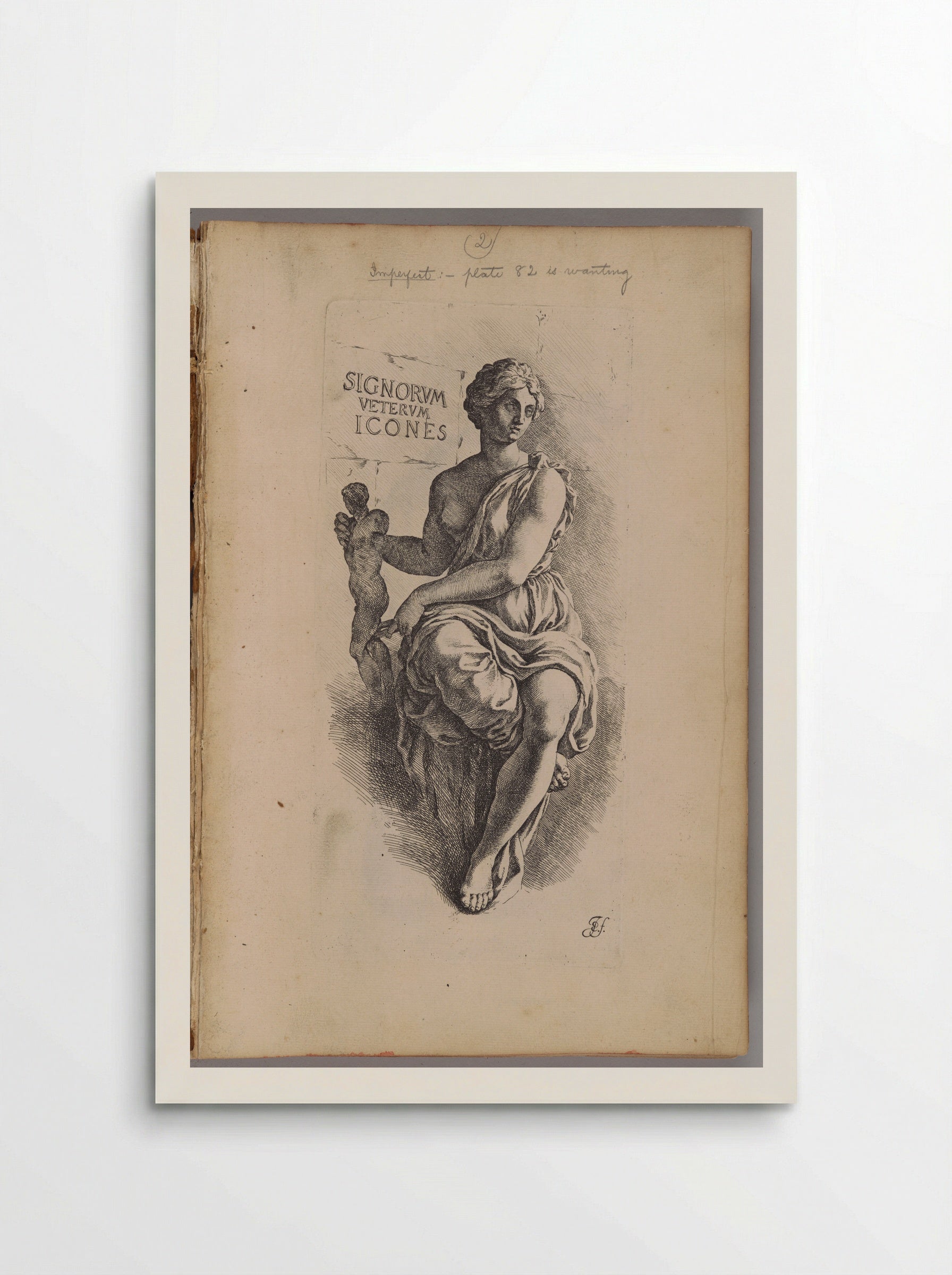 Title Page: Personification of the Art of Sculpture and Painting - Jan de Bisschop - Poster