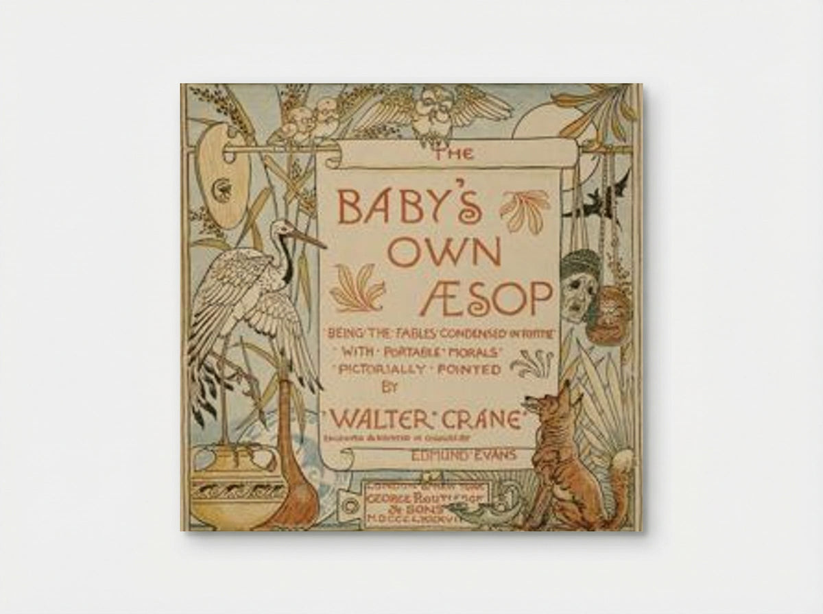 Title page of Baby's Own Aesop - Walter Crane - Poster