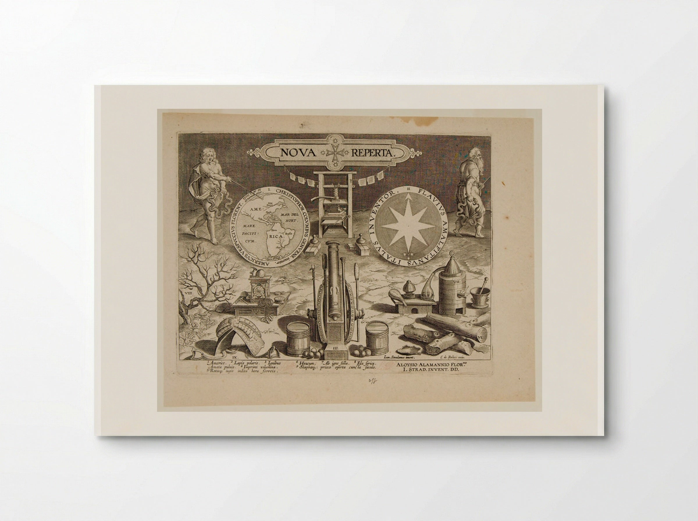Titlepage, Nova Reperta - Theodoor Galle - Poster