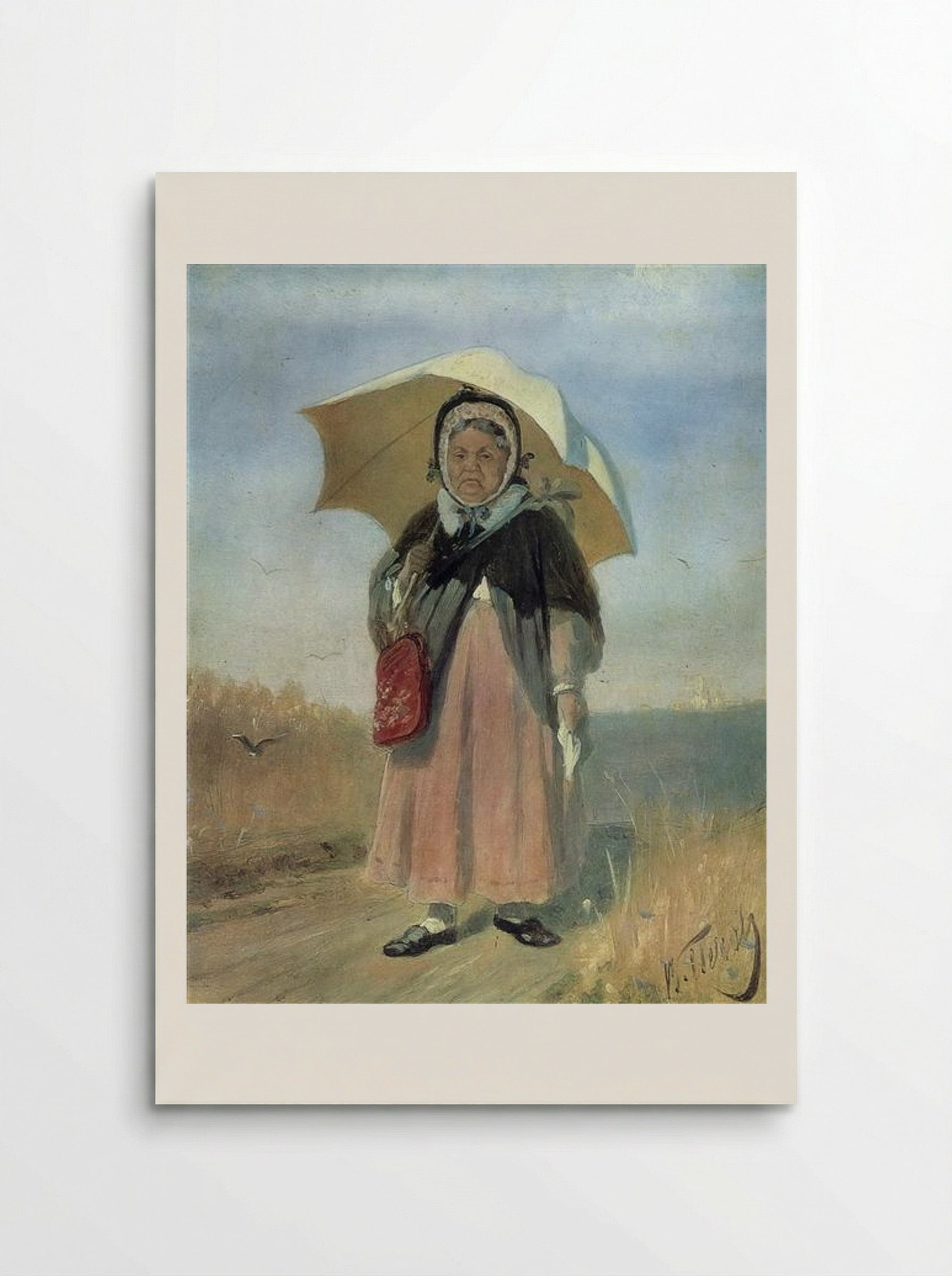 To the Holy Trinity - Vasily Perov - Poster