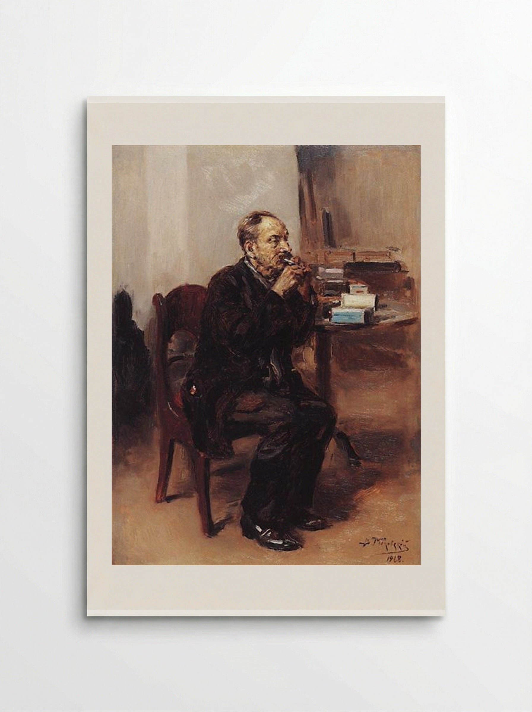 Tobacco Taster - Vladimir Makovsky - Poster