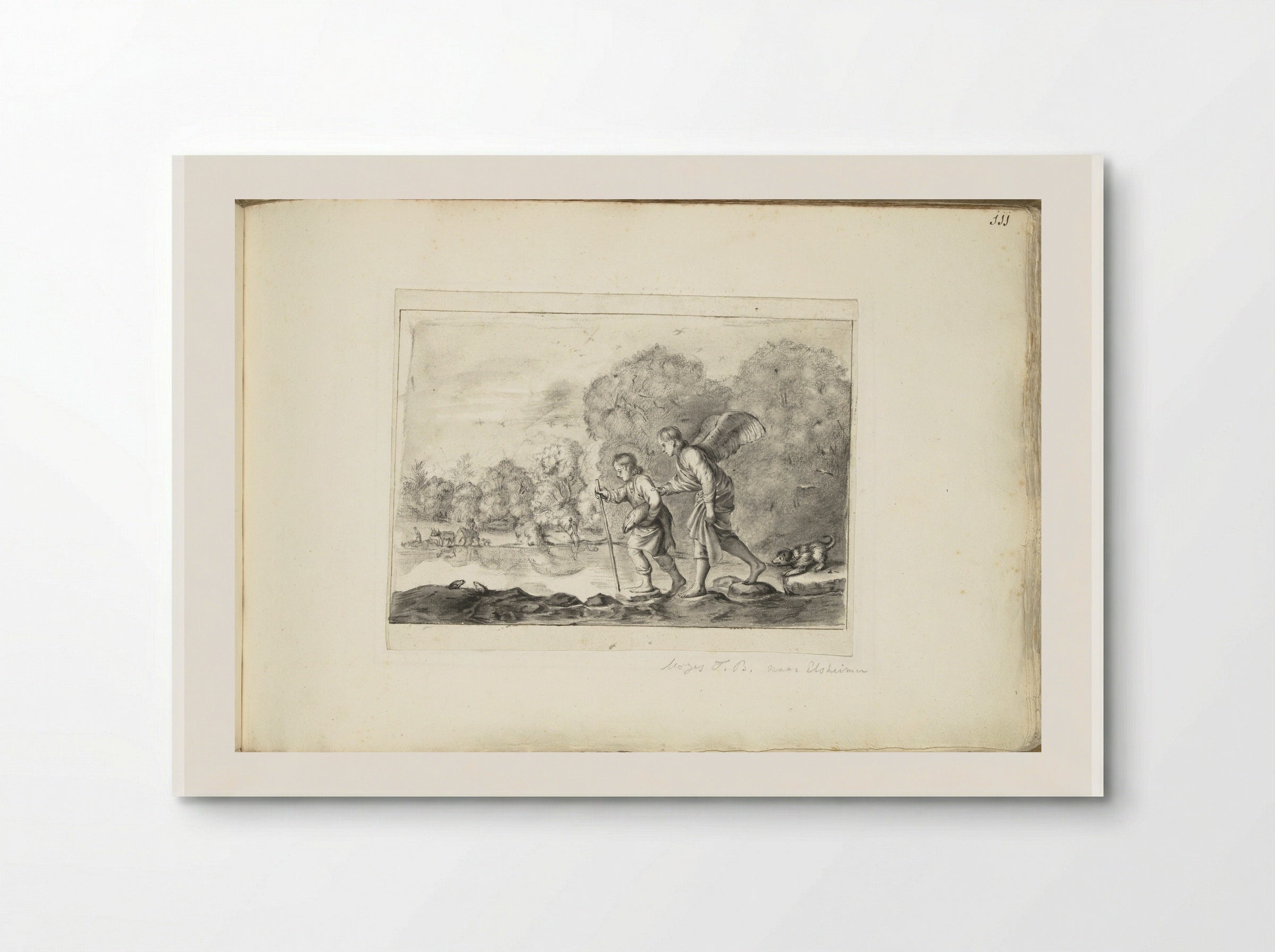 Tobias and the Angel (After Elsheimer) - Moses ter Borch - Poster