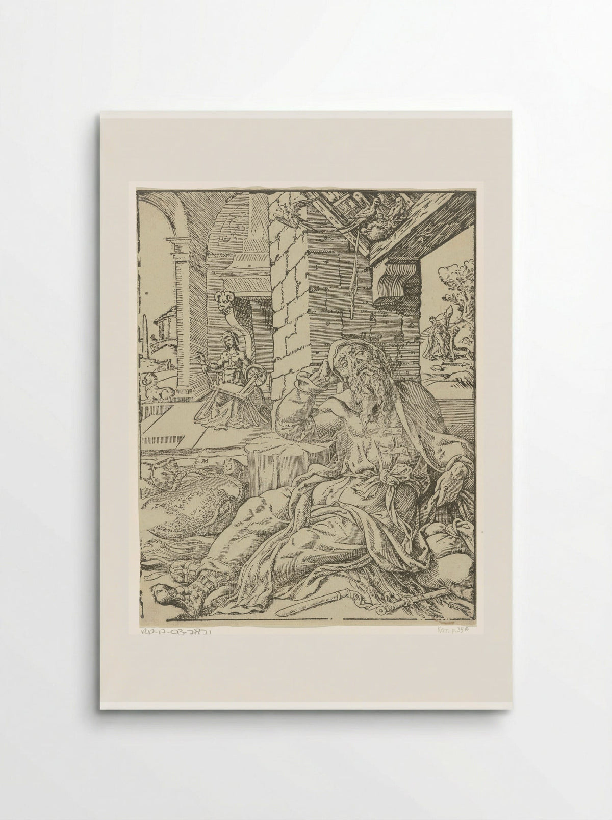 Tobit's Blindness - Dirck Volckertsz. Coornhert - Poster