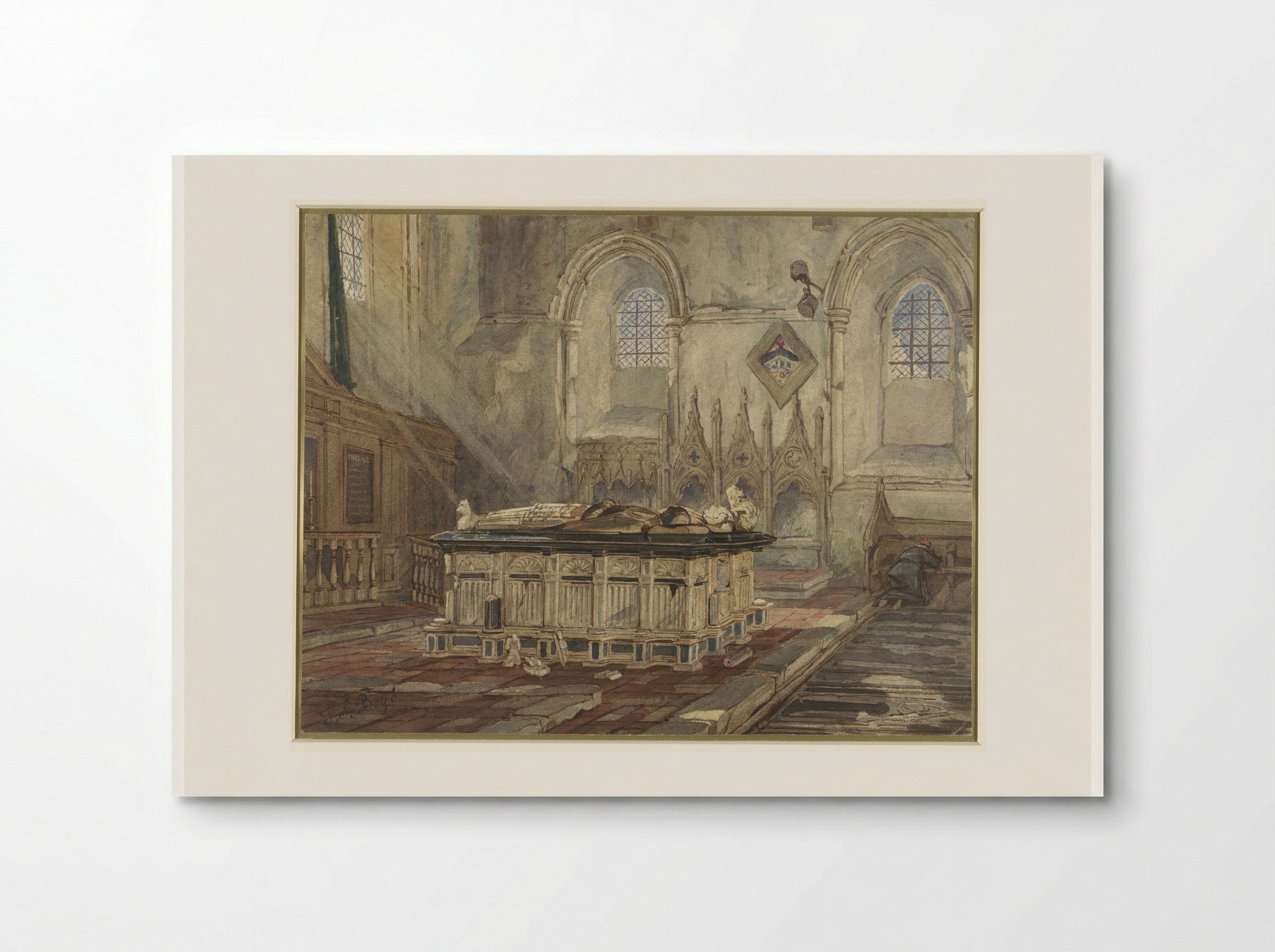 Tomb of Sir George Brooke, Lord Cobham and his wife Anne - Thomas Shotter Boys - Poster