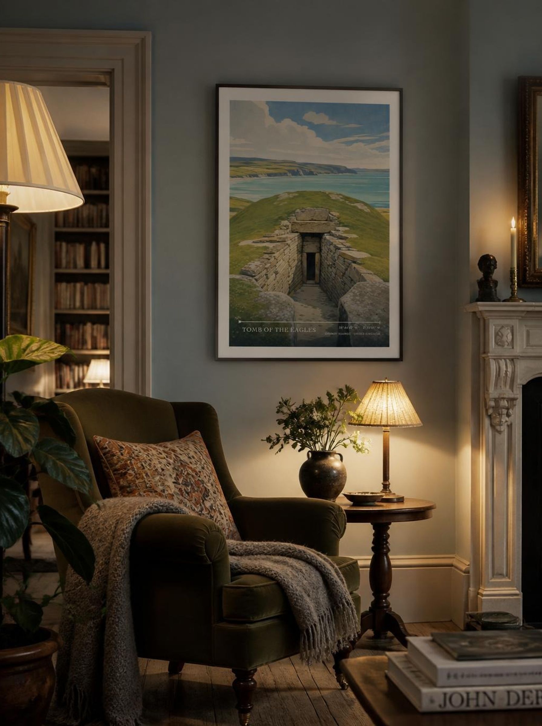 Tomb of the Eagles Orkney Islands United Kingdom Travel Poster - Lifestyle