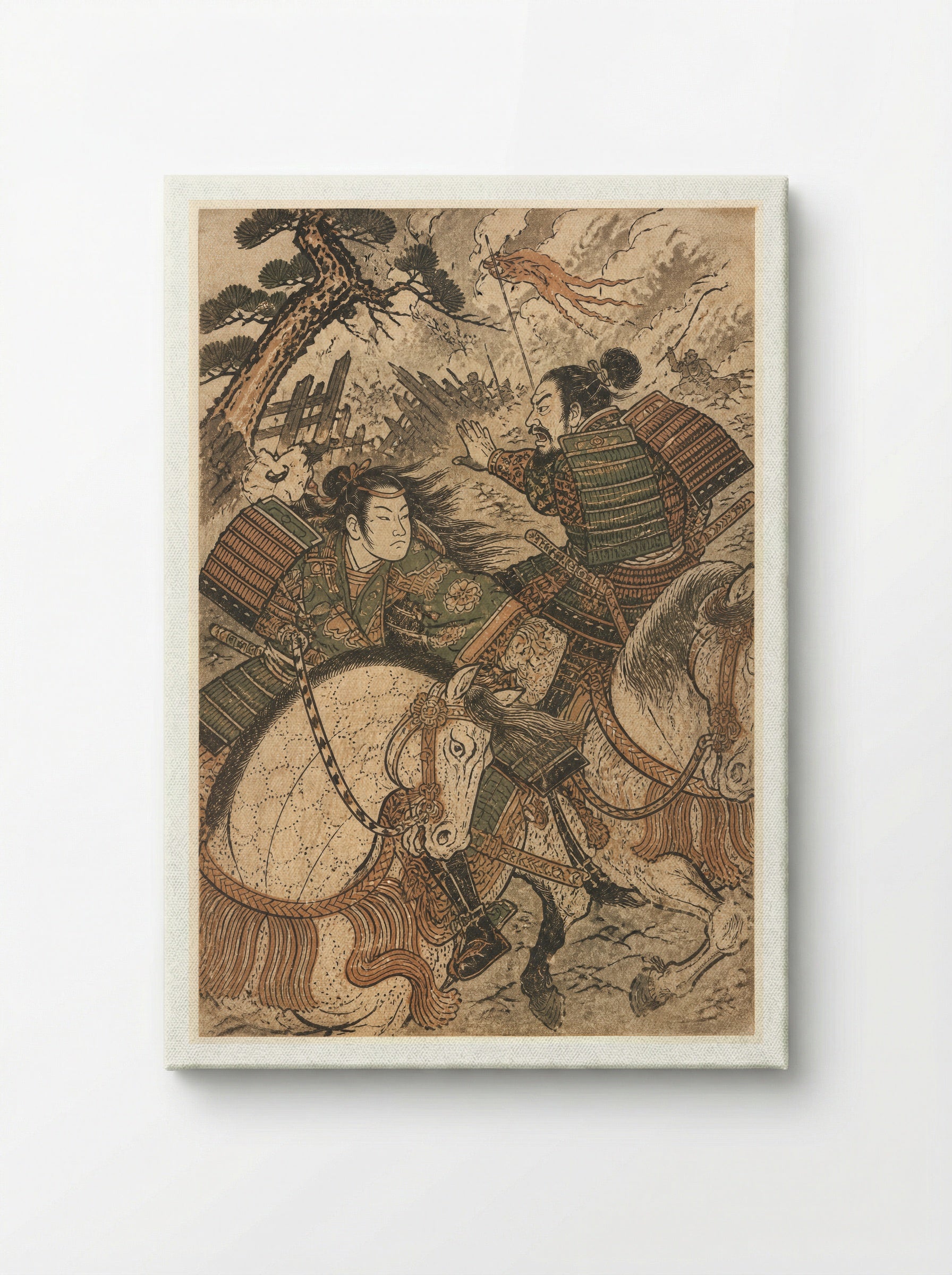 Tomoe Gozen at Awazu: The Order to Ride - Canvas