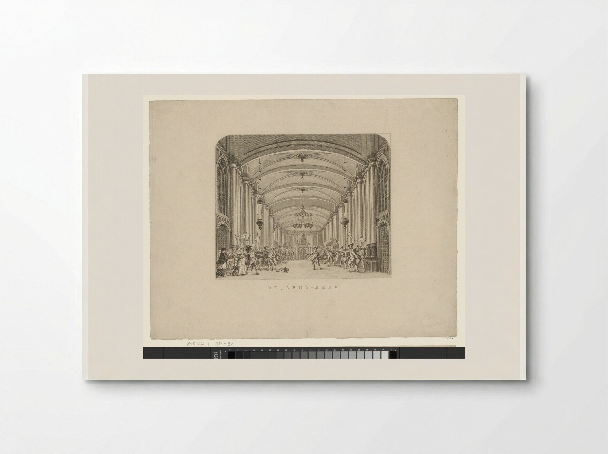 Toneeldecor: De Abdy-kerk - Cornelis Brouwer - Poster