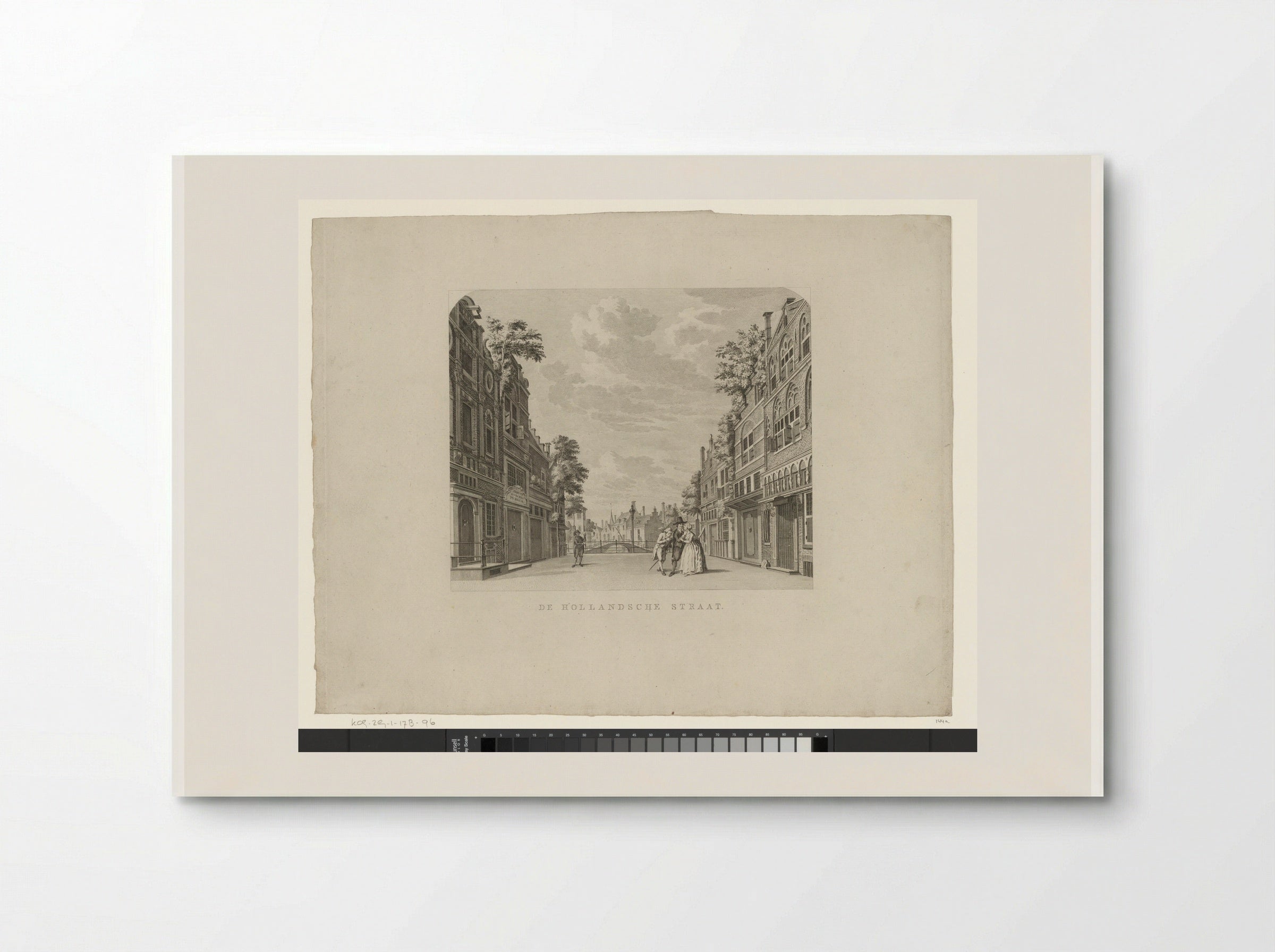 Toneeldecor: De Hollandsche Straat - Cornelis Brouwer - Poster