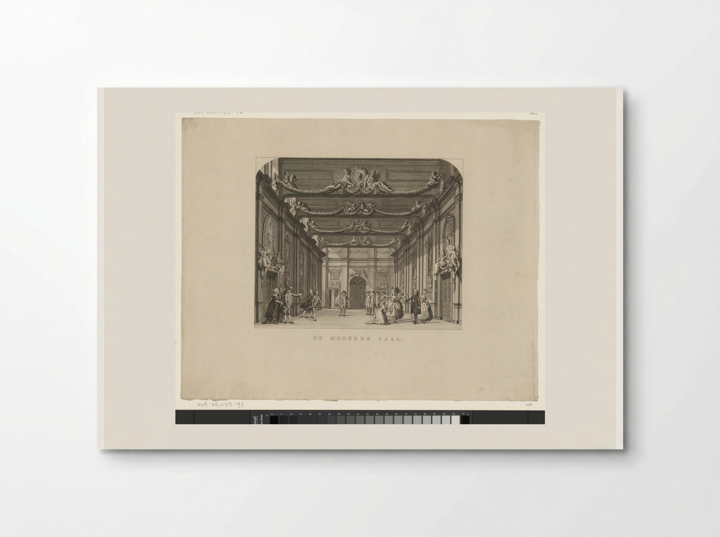 Toneeldecor: De Moderne Zaal - Cornelis Brouwer - Poster
