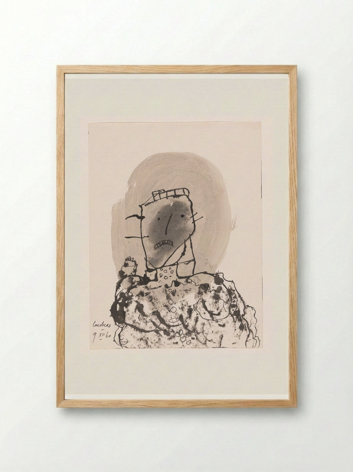Torso - Lucebert - Framed Print Wood