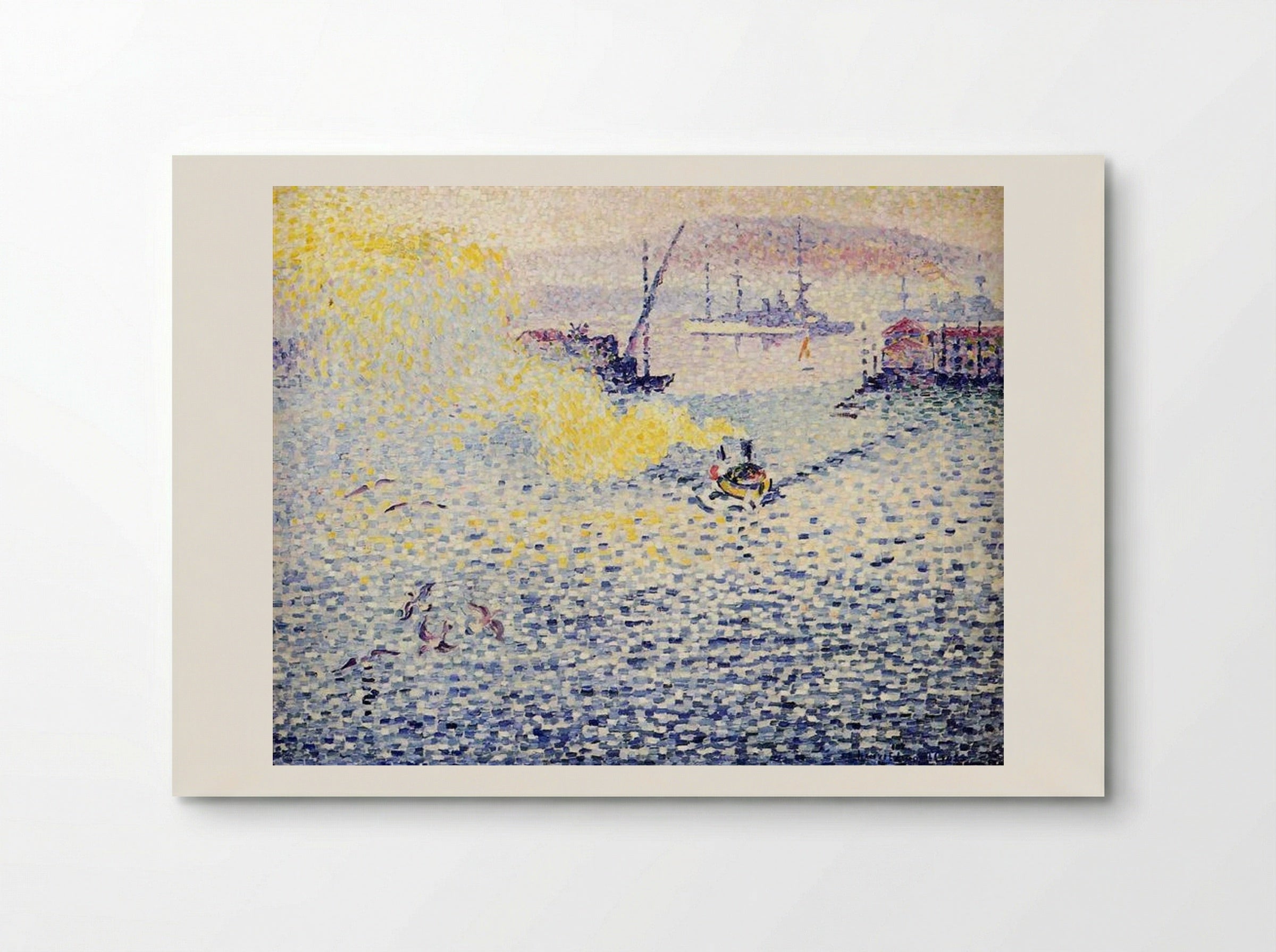Toulon, Winter Morning - Henri-Edmond Cross - Poster