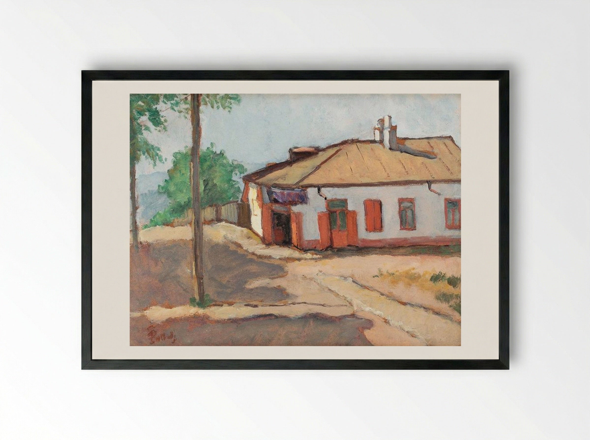Towards the Buffet - Theodor Pallady - Framed Print Black